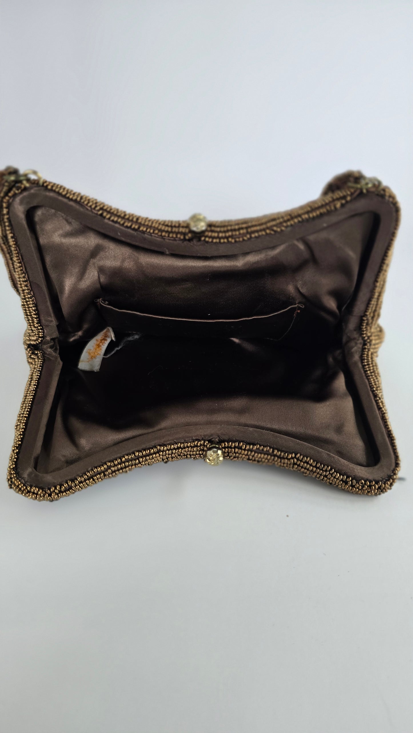 Vintage Richere by Walborg Gold Beaded Evening Bag
