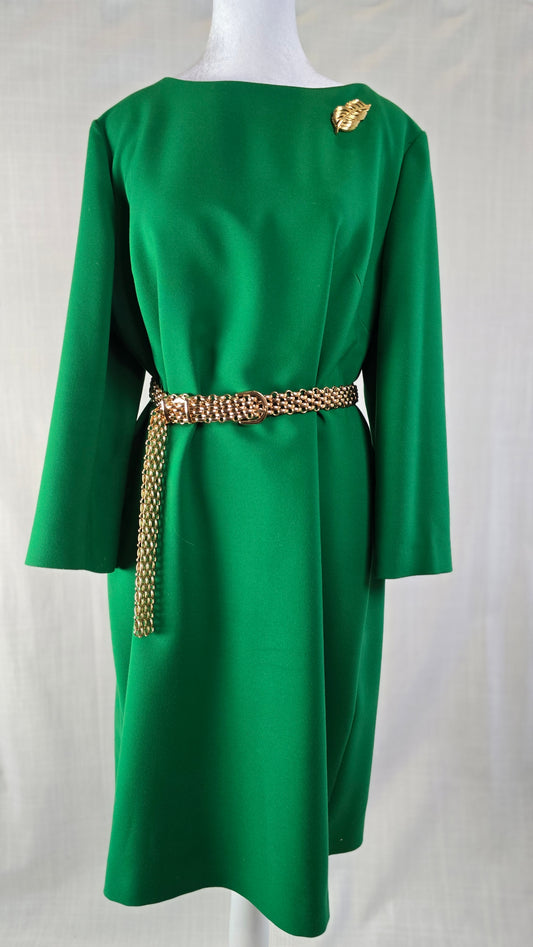Hobbs London Kelly Green Shift Dress