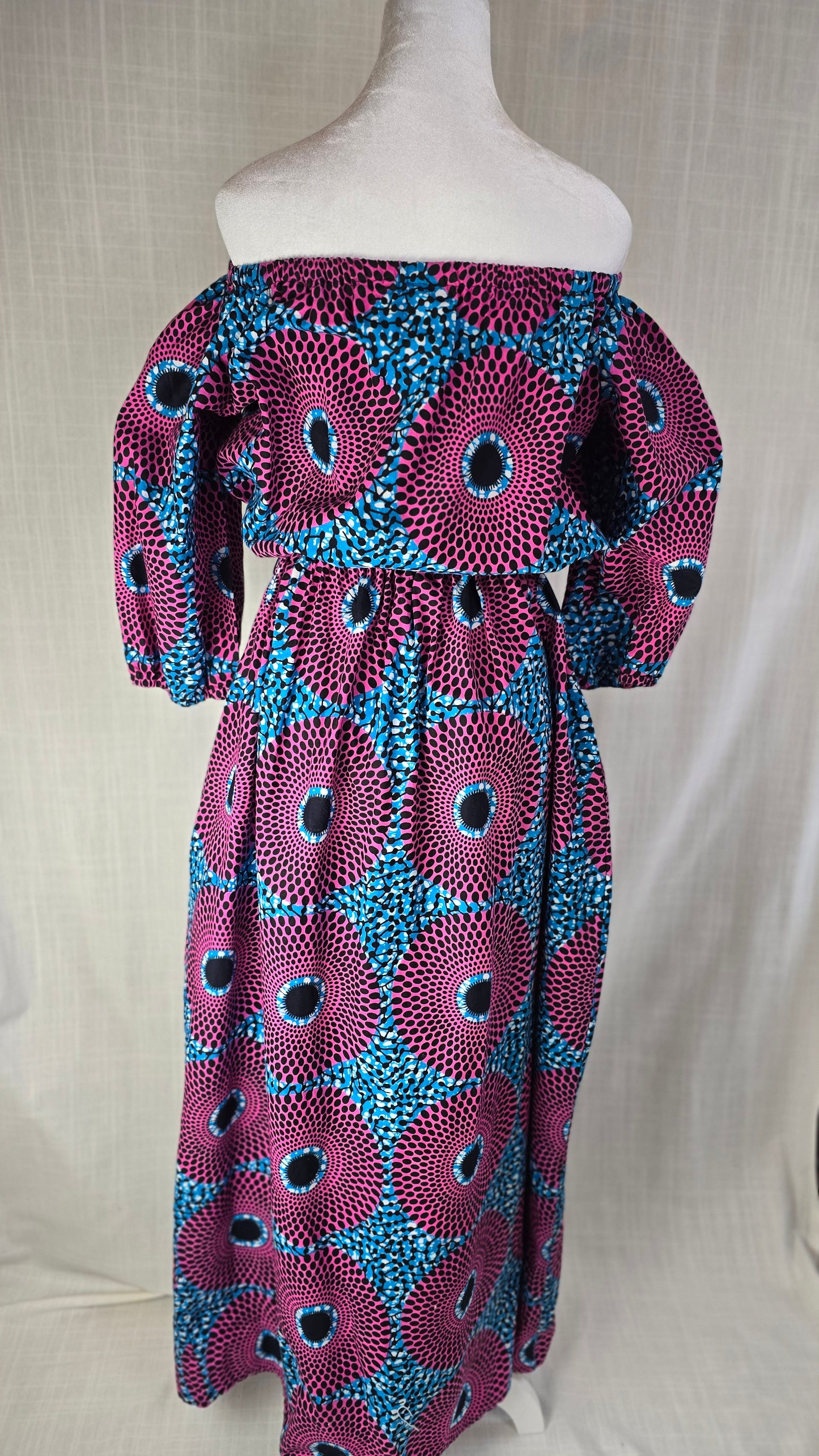 KaraChic Bold African Maxi Dress