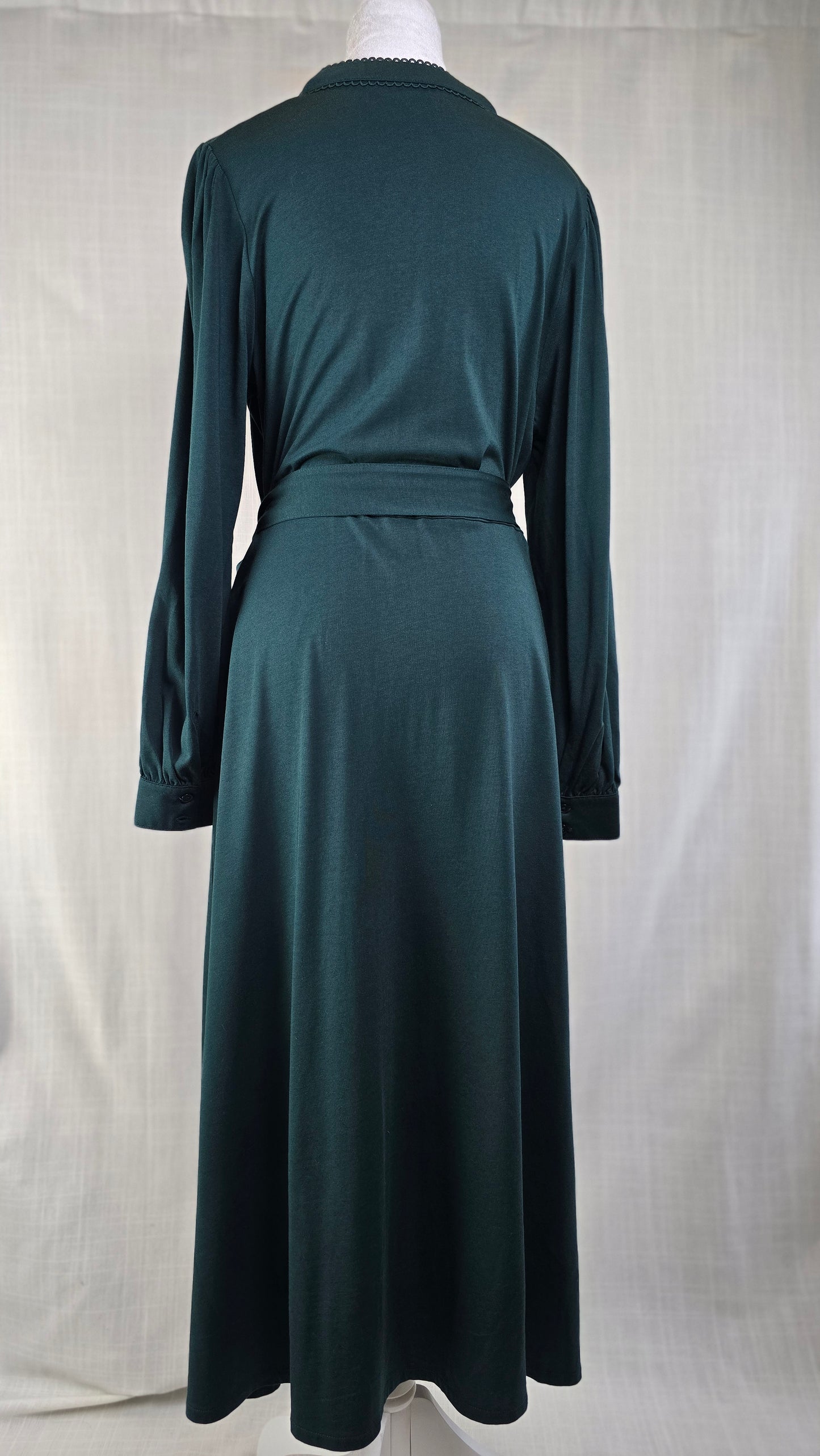 Boden Rowena Trim Jersey Shirt Dress
