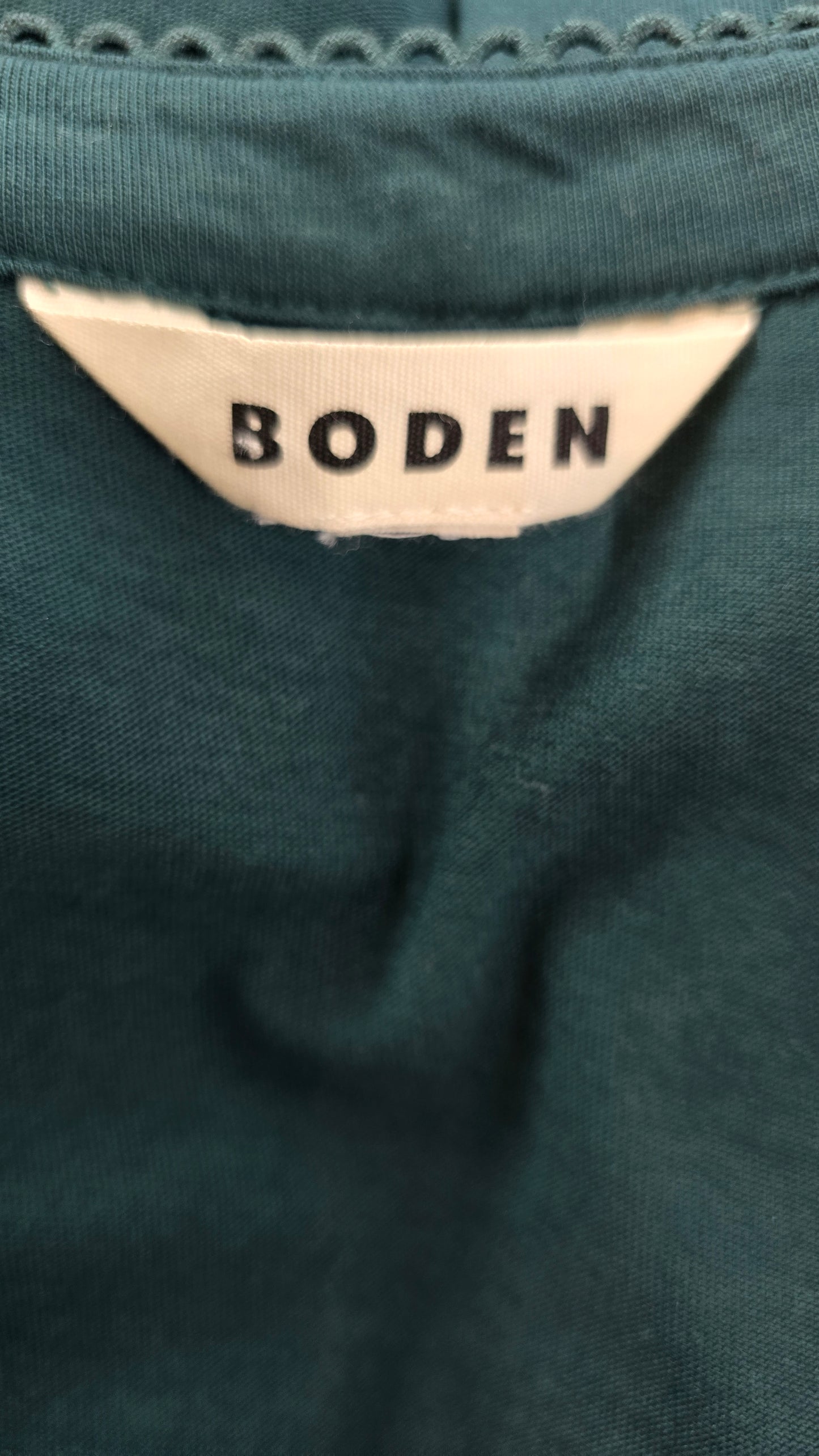 Boden Rowena Trim Jersey Shirt Dress