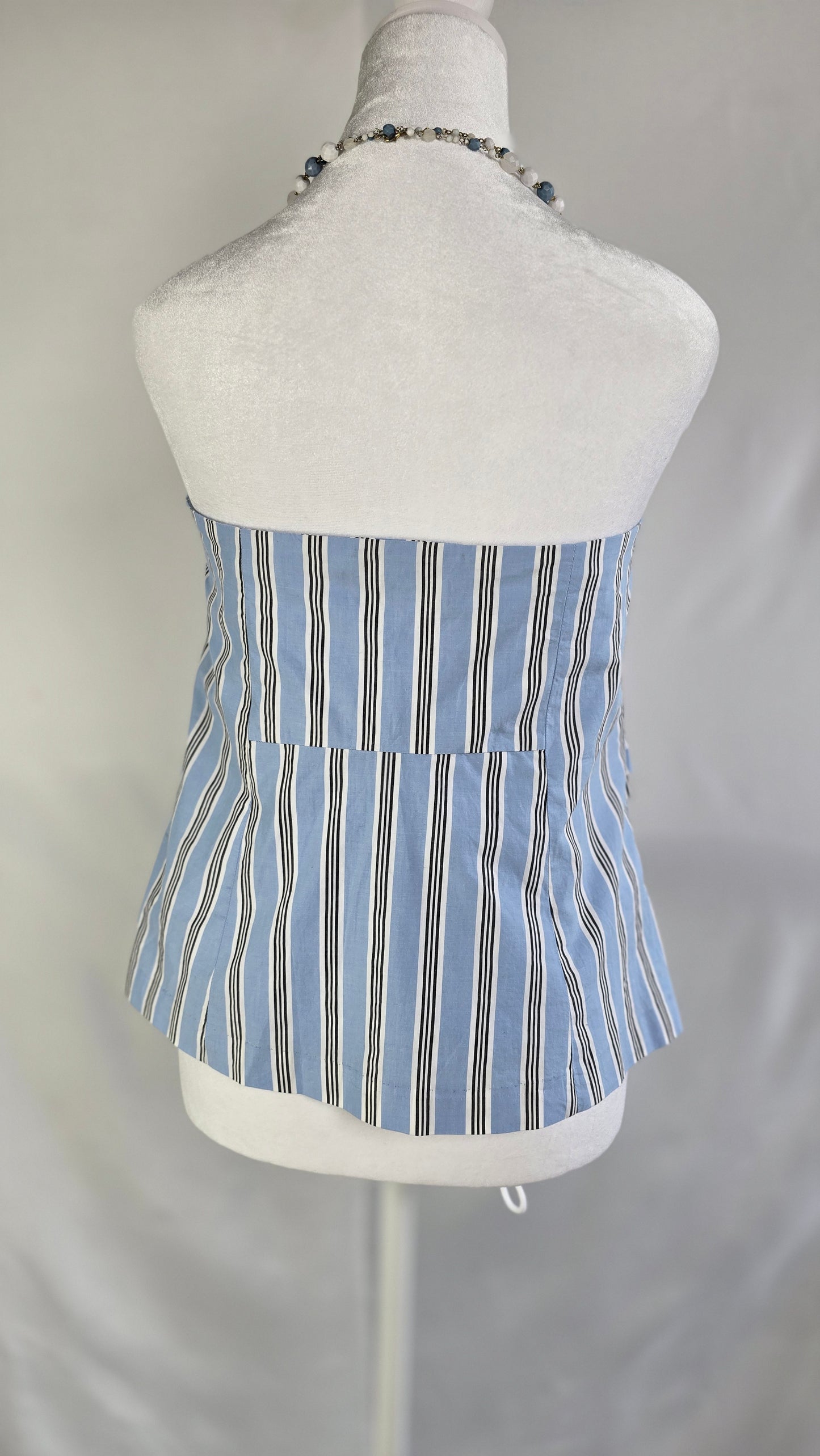 LOFT Strapless Peplum Top