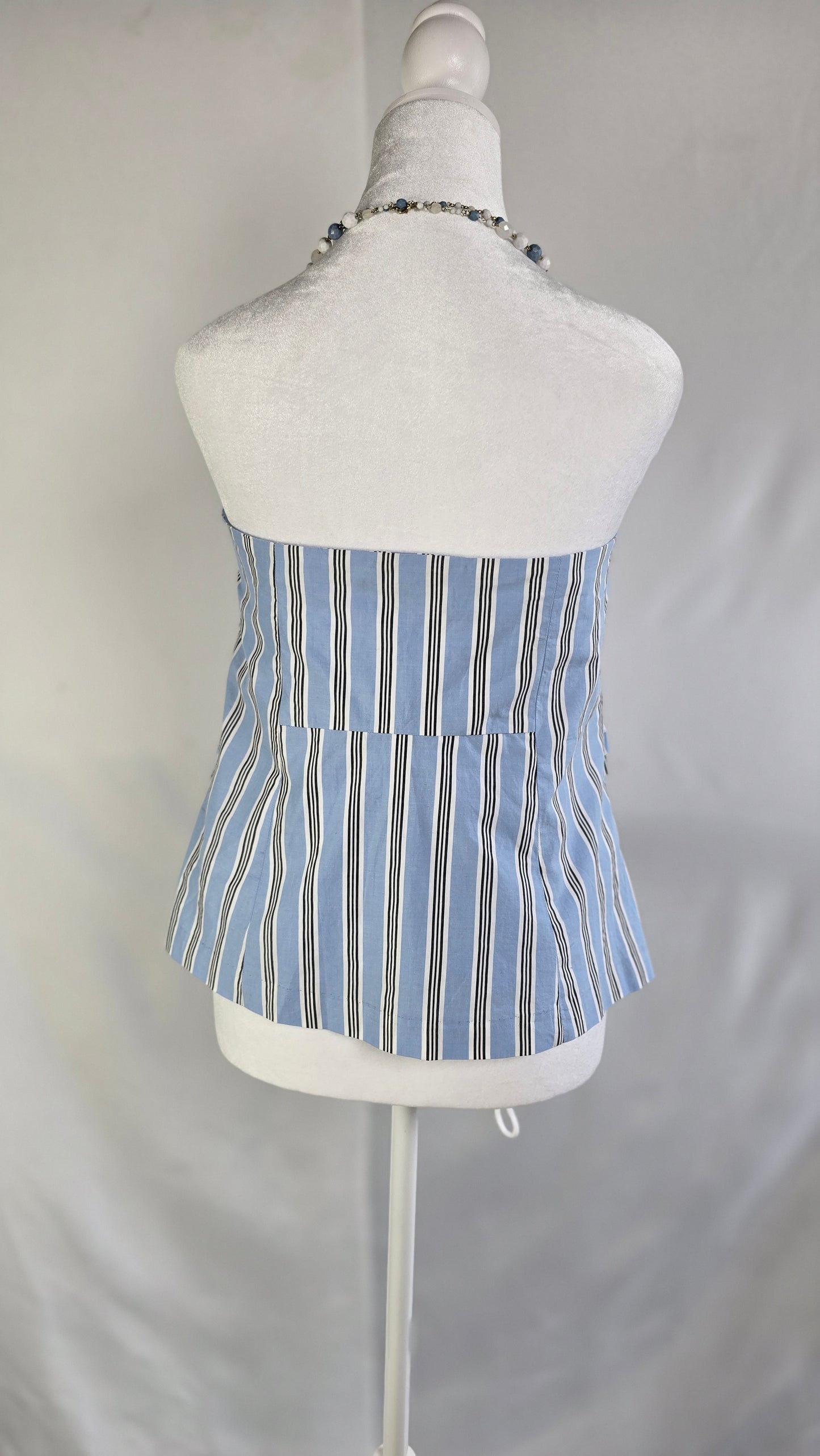 LOFT Strapless Peplum Top