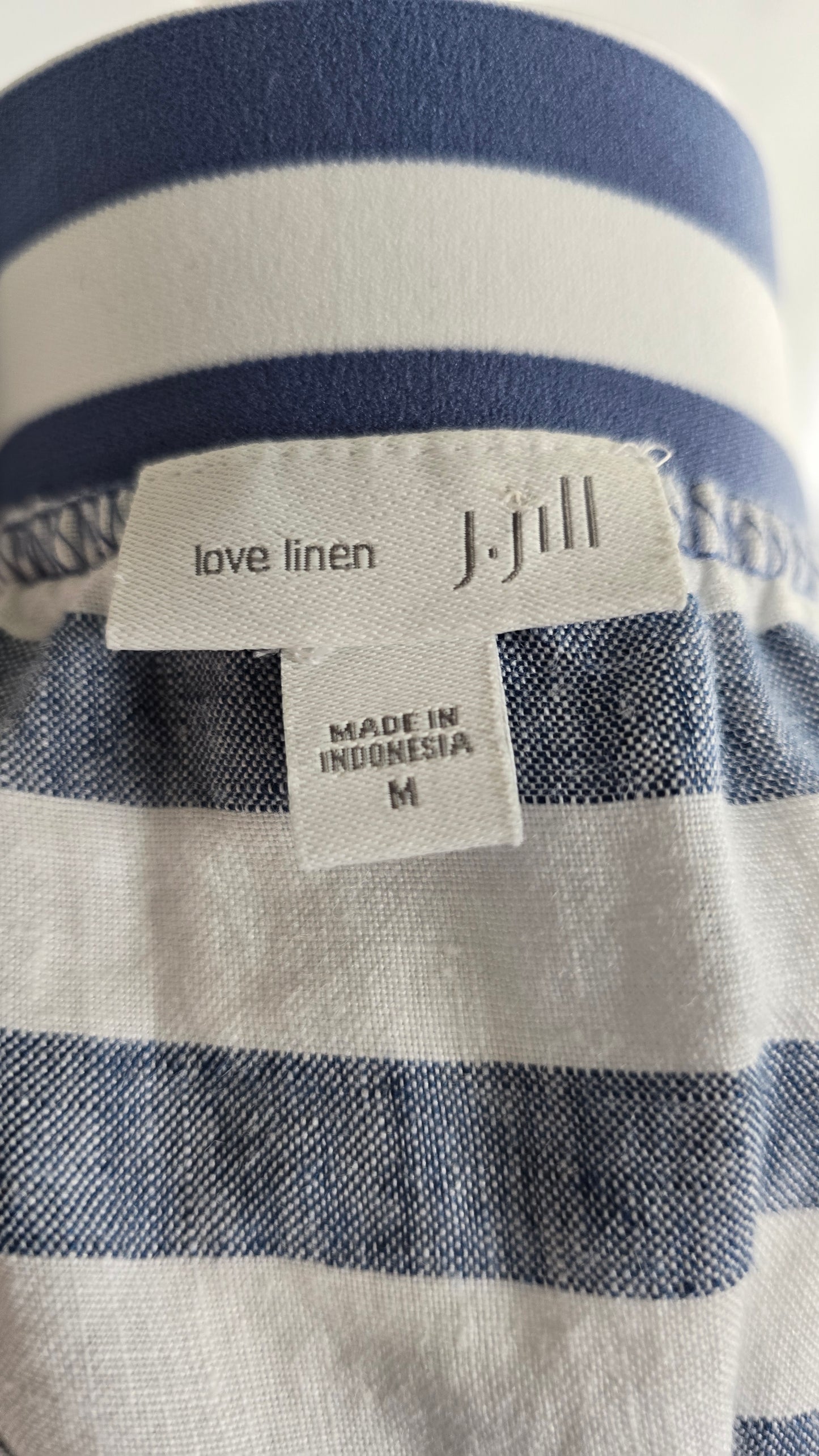 J.Jill Love Linen Striped Maxi Skirt