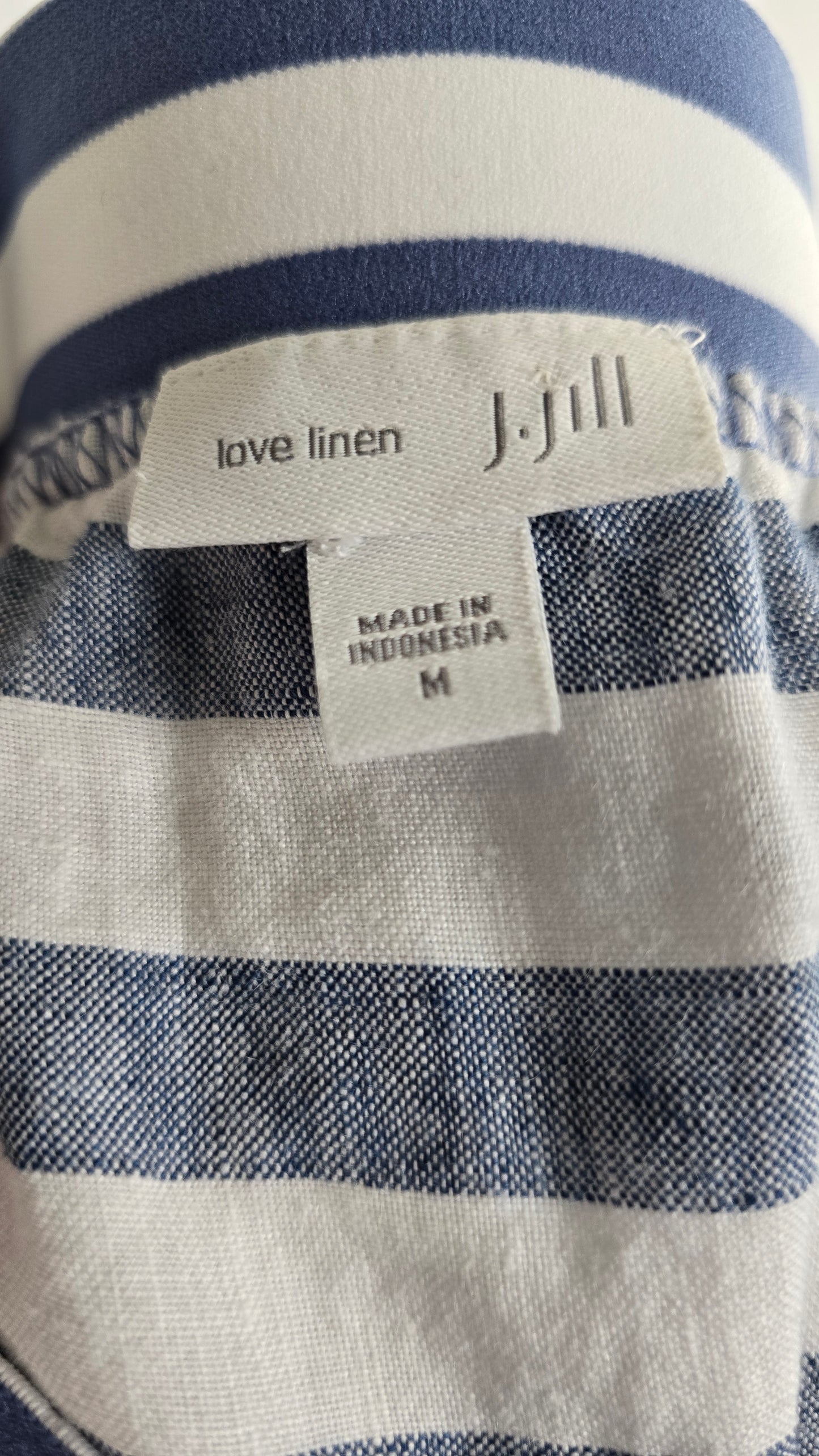 J.Jill Love Linen Striped Maxi Skirt