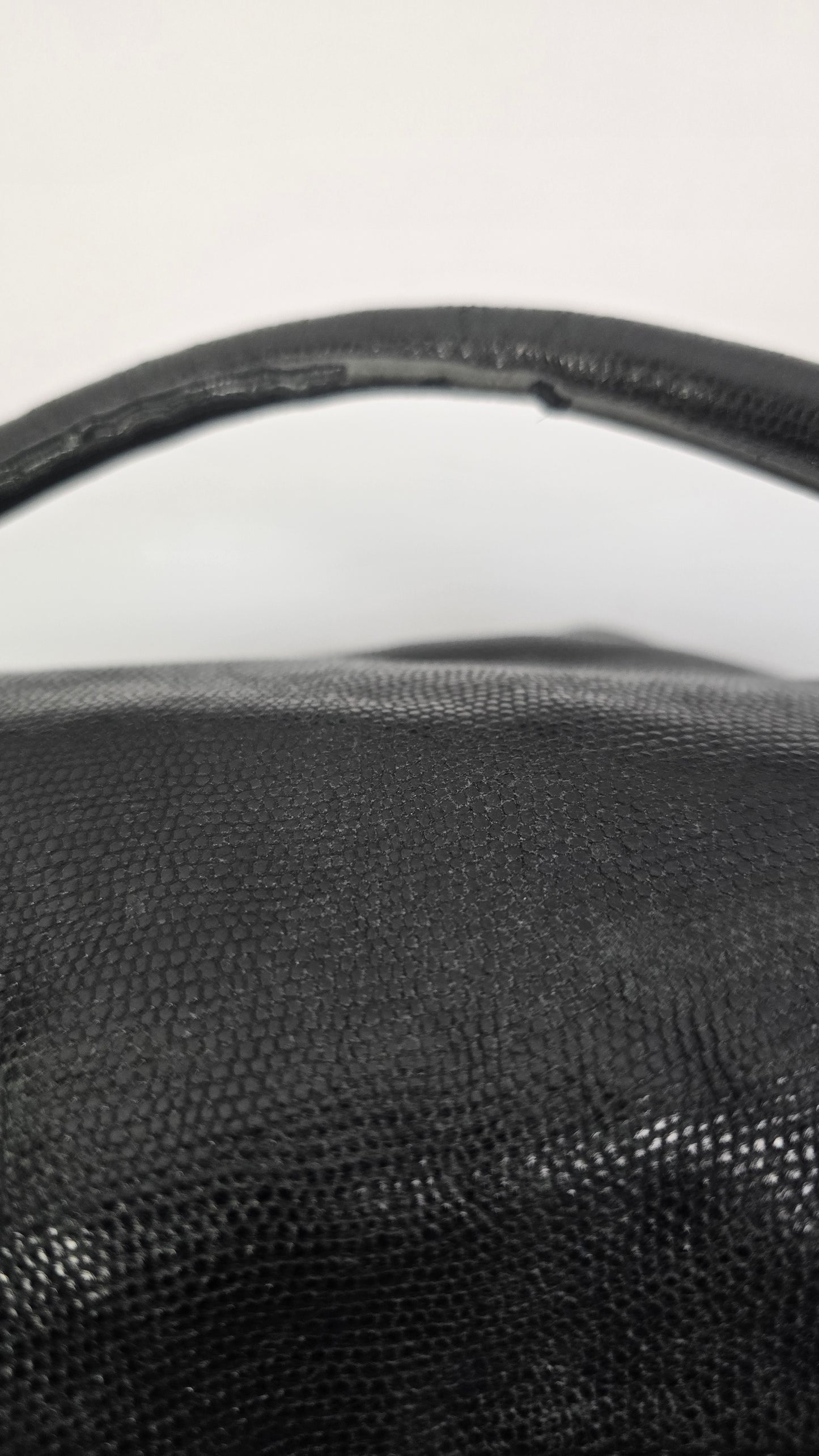 Betsey Johnson Black Lizard Embossed Satchel