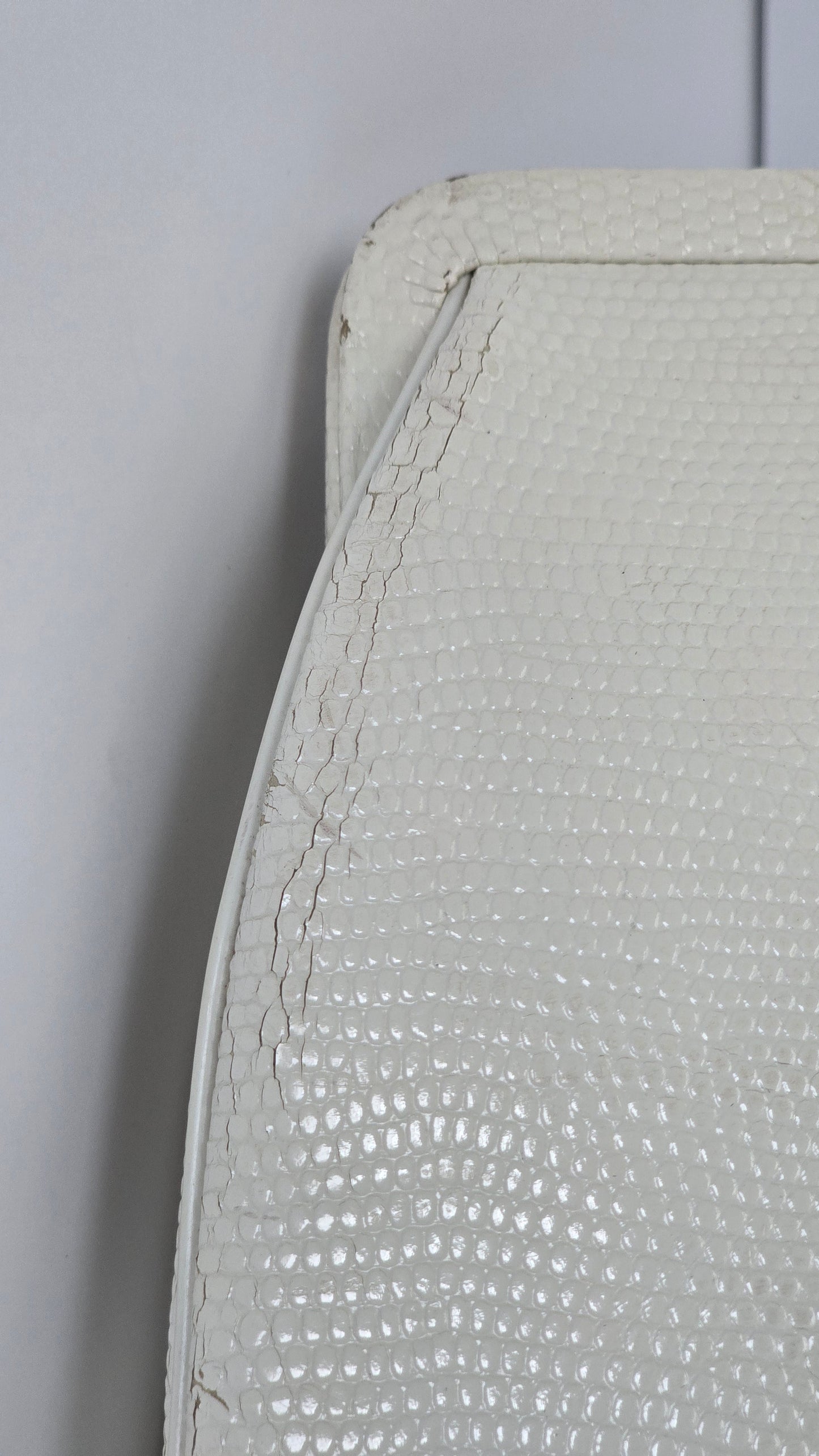 Mayer New York Genuine White Lizard Skin Clutch