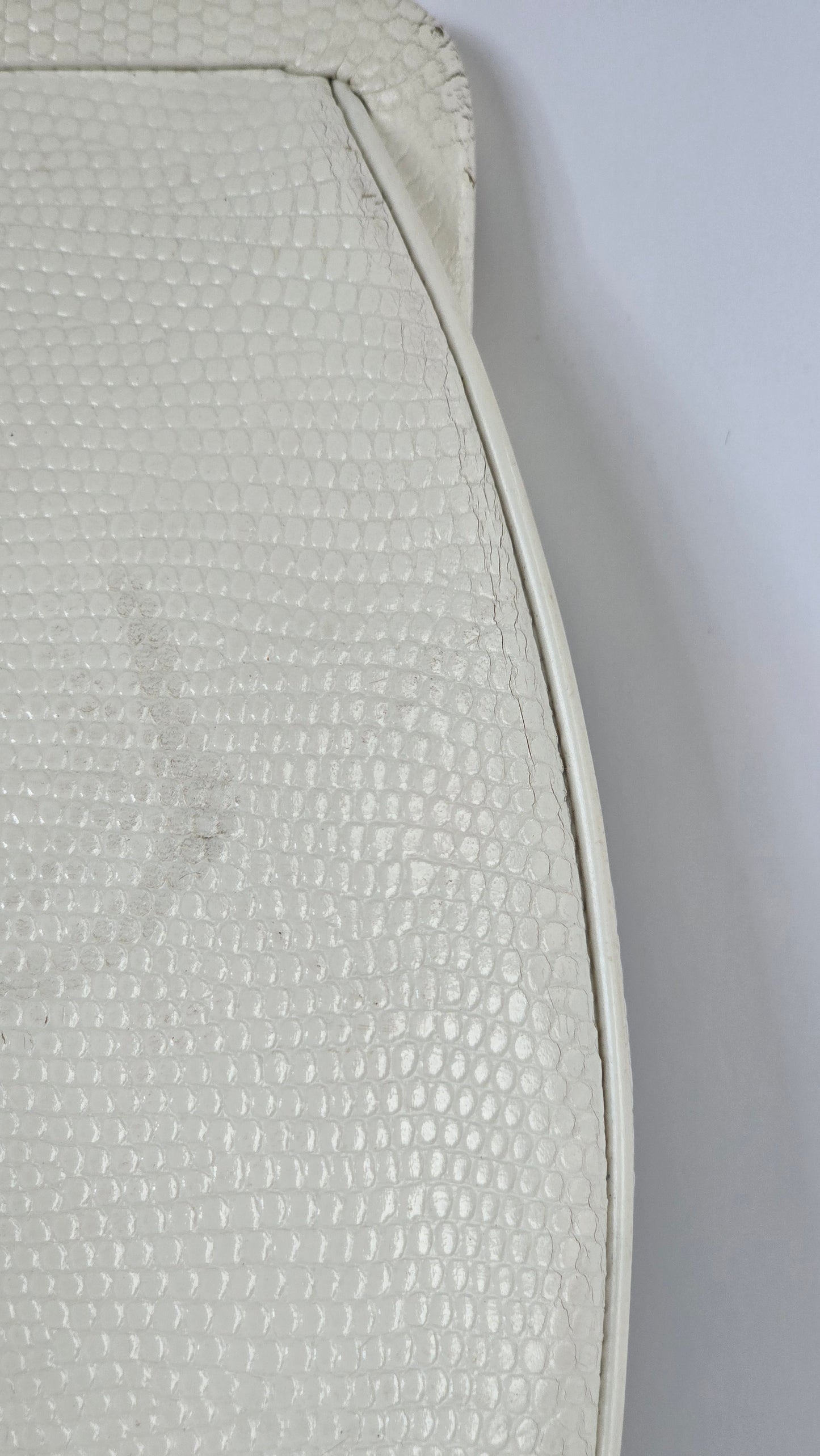 Mayer New York Genuine White Lizard Skin Clutch
