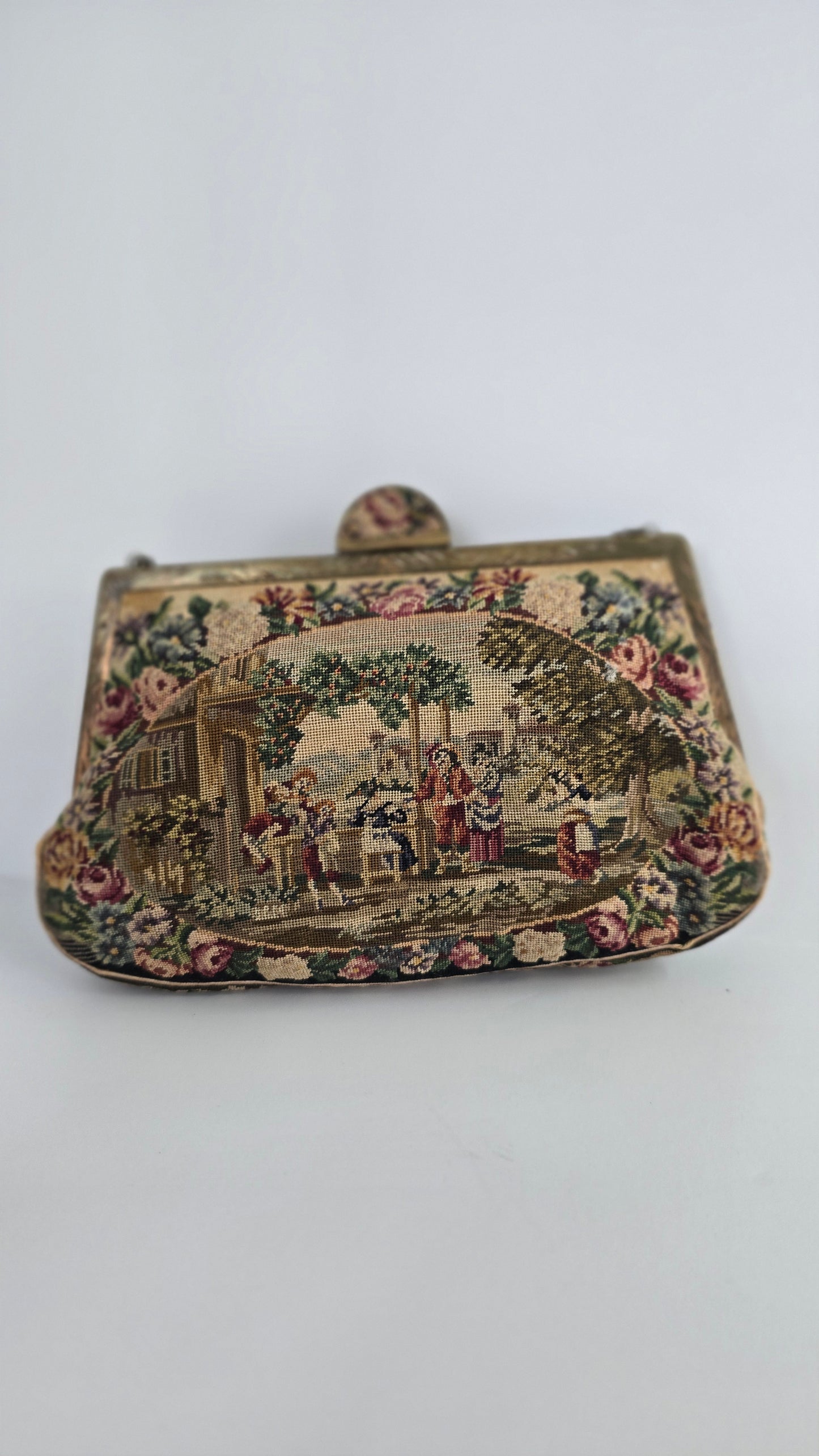 Austrian Micro Petit Point Evening Bag