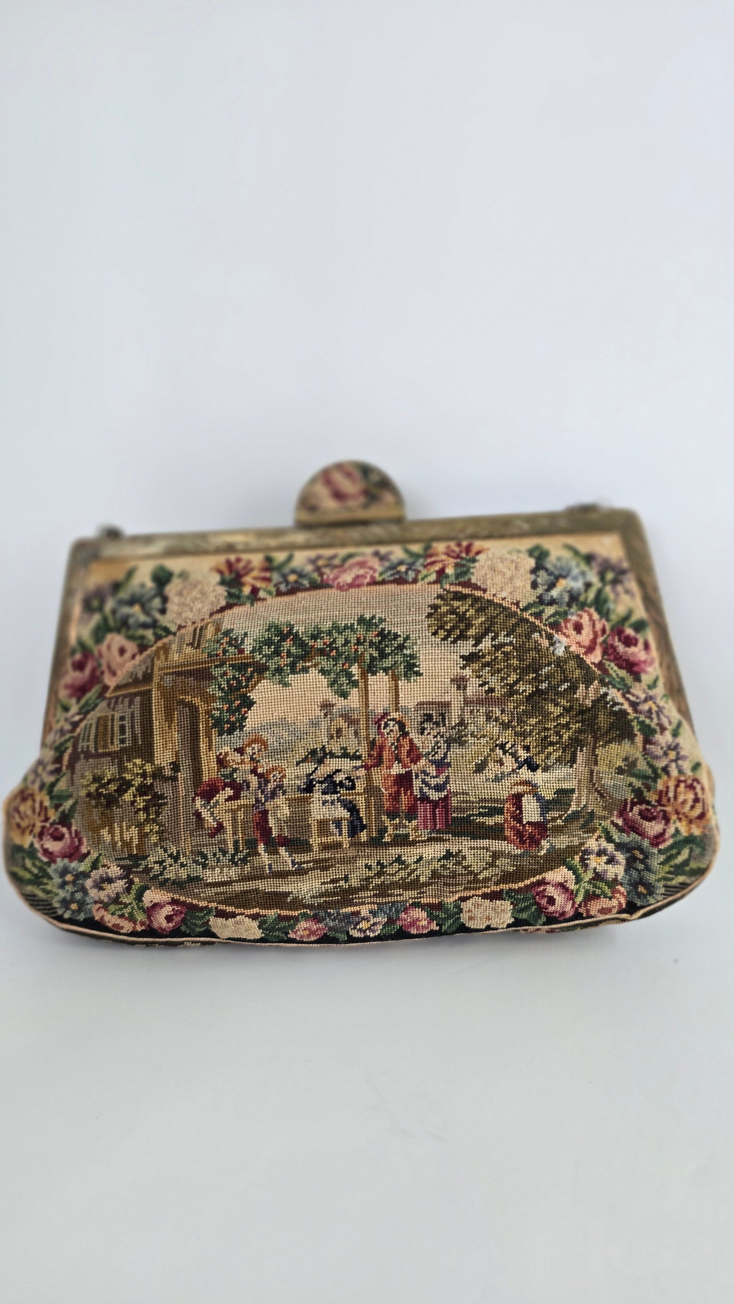 Austrian Micro Petit Point Evening Bag