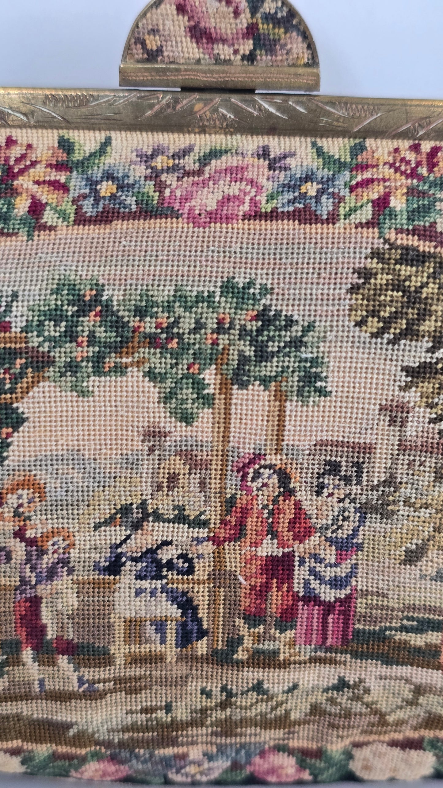 Austrian Micro Petit Point Evening Bag
