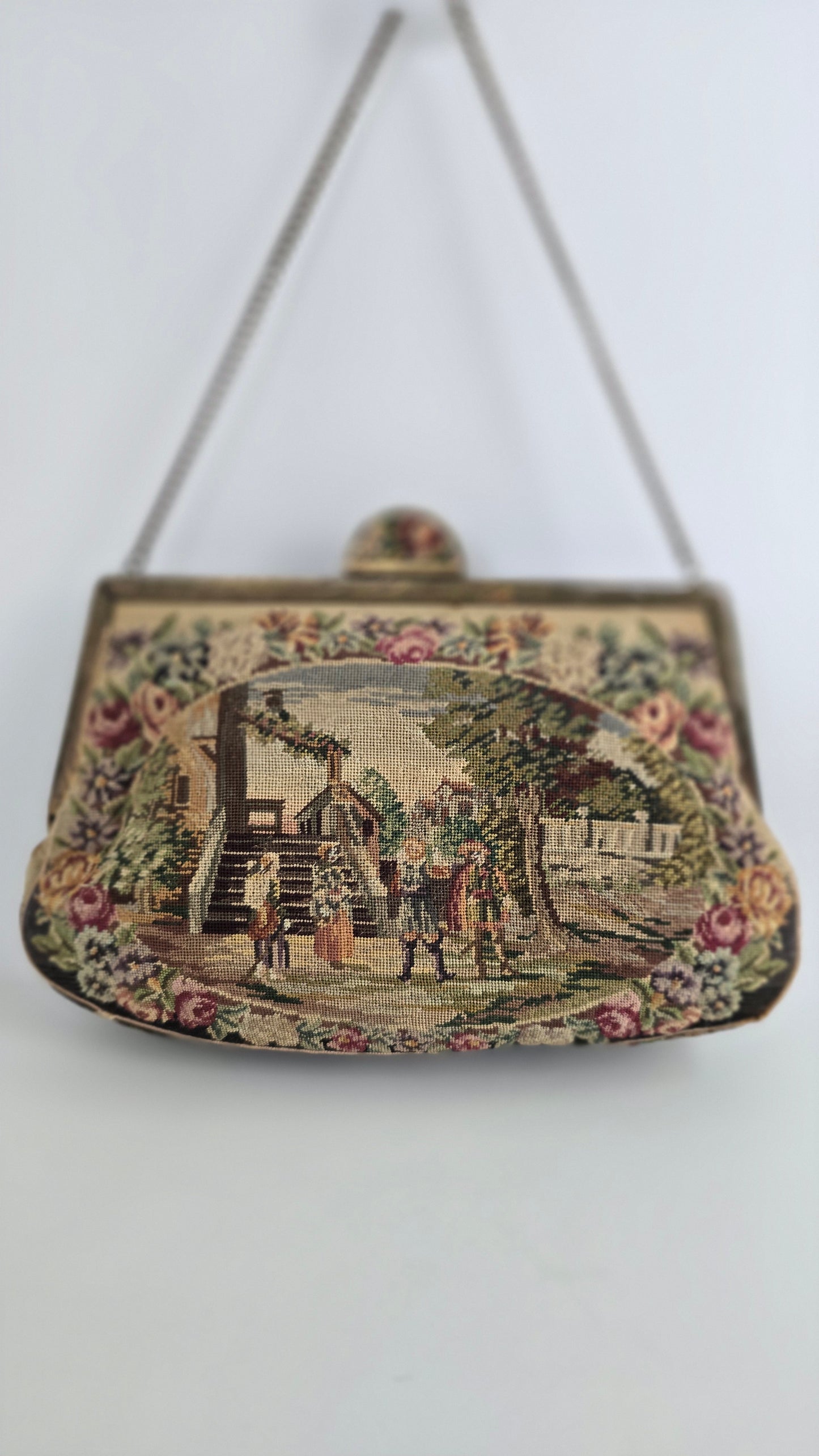 Austrian Micro Petit Point Evening Bag