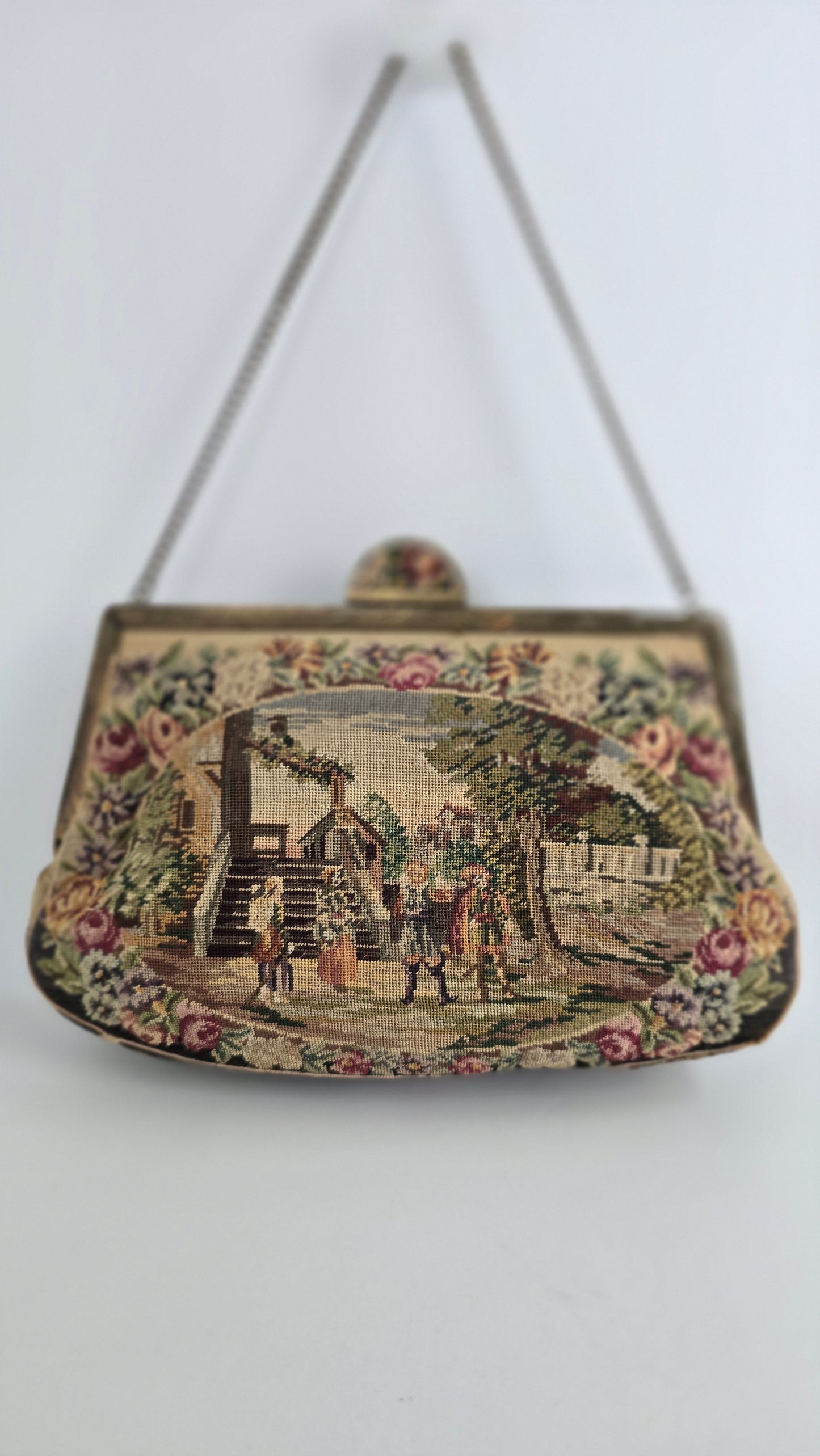 Austrian Micro Petit Point Evening Bag