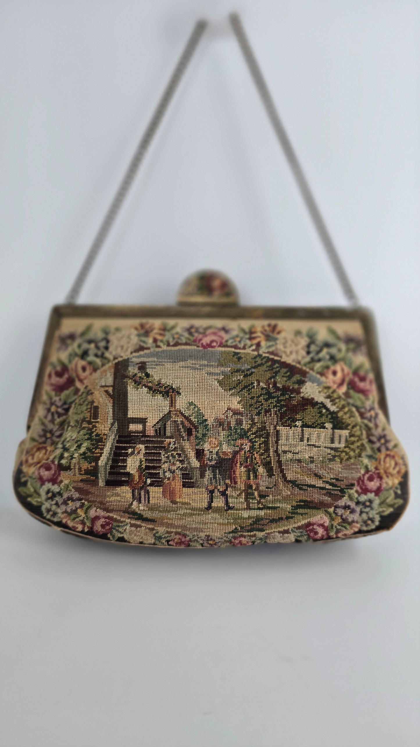 Austrian Micro Petit Point Evening Bag