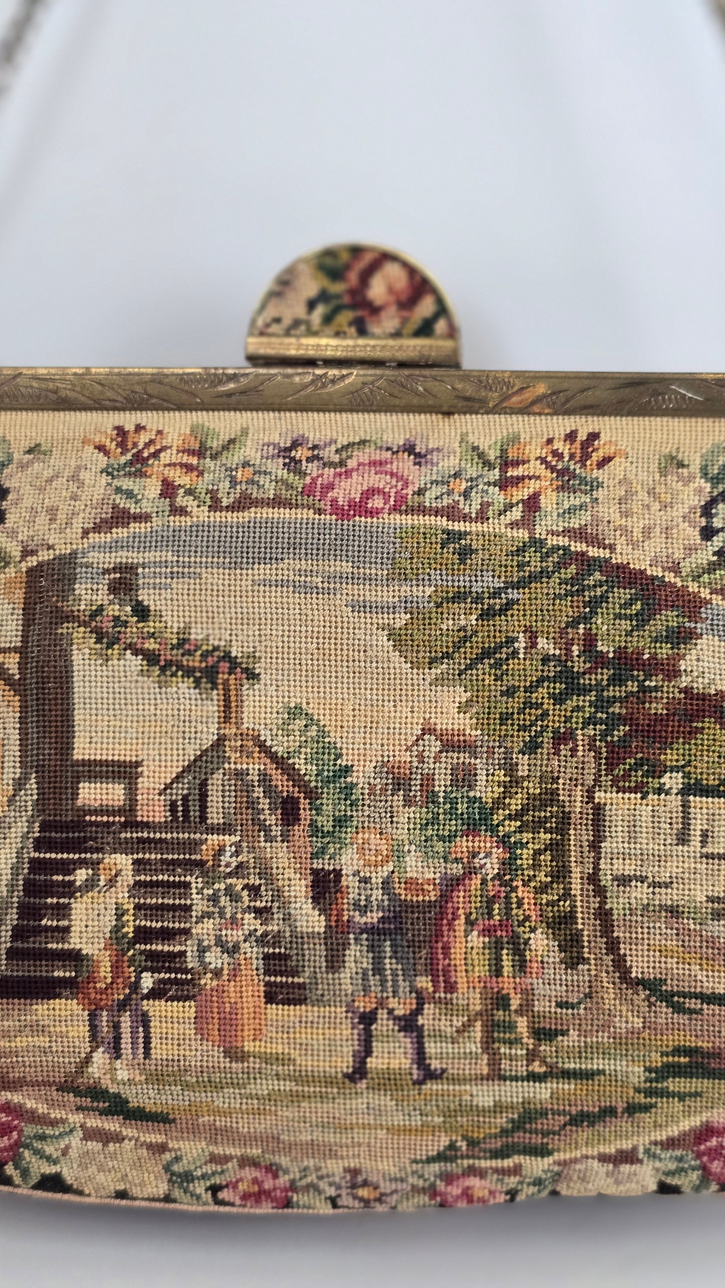 Austrian Micro Petit Point Evening Bag