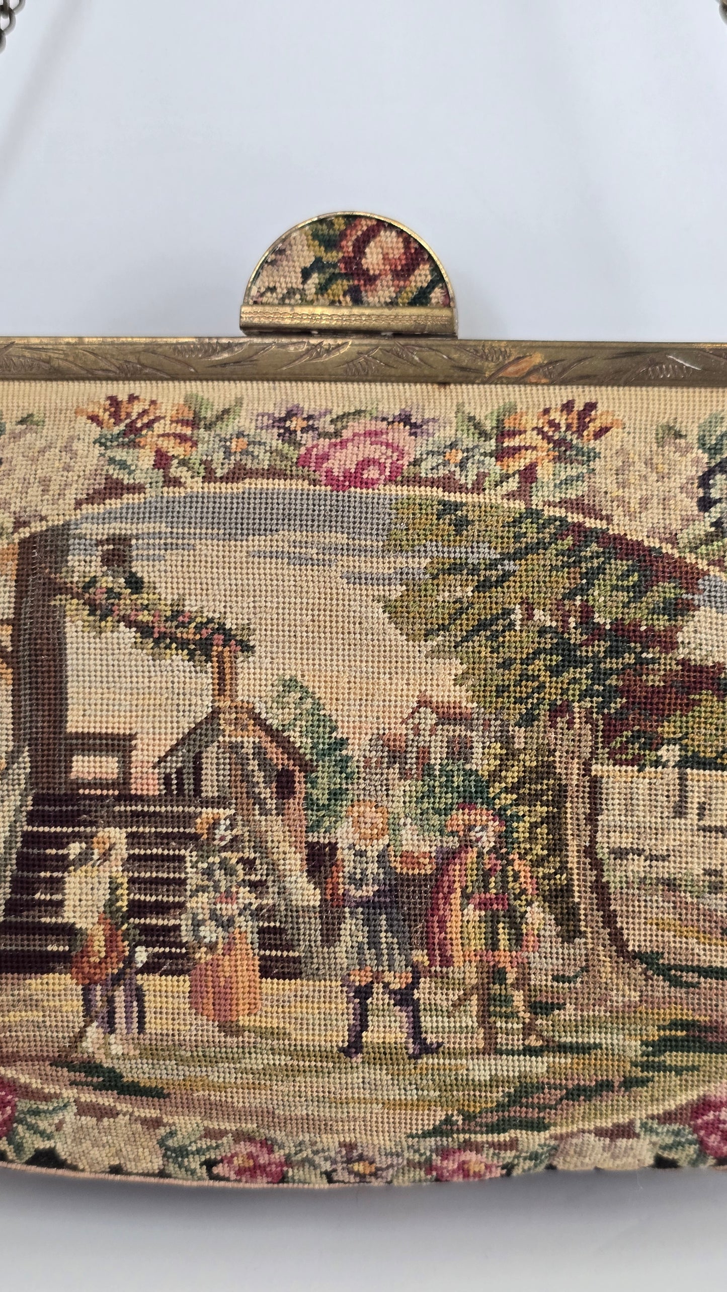 Austrian Micro Petit Point Evening Bag