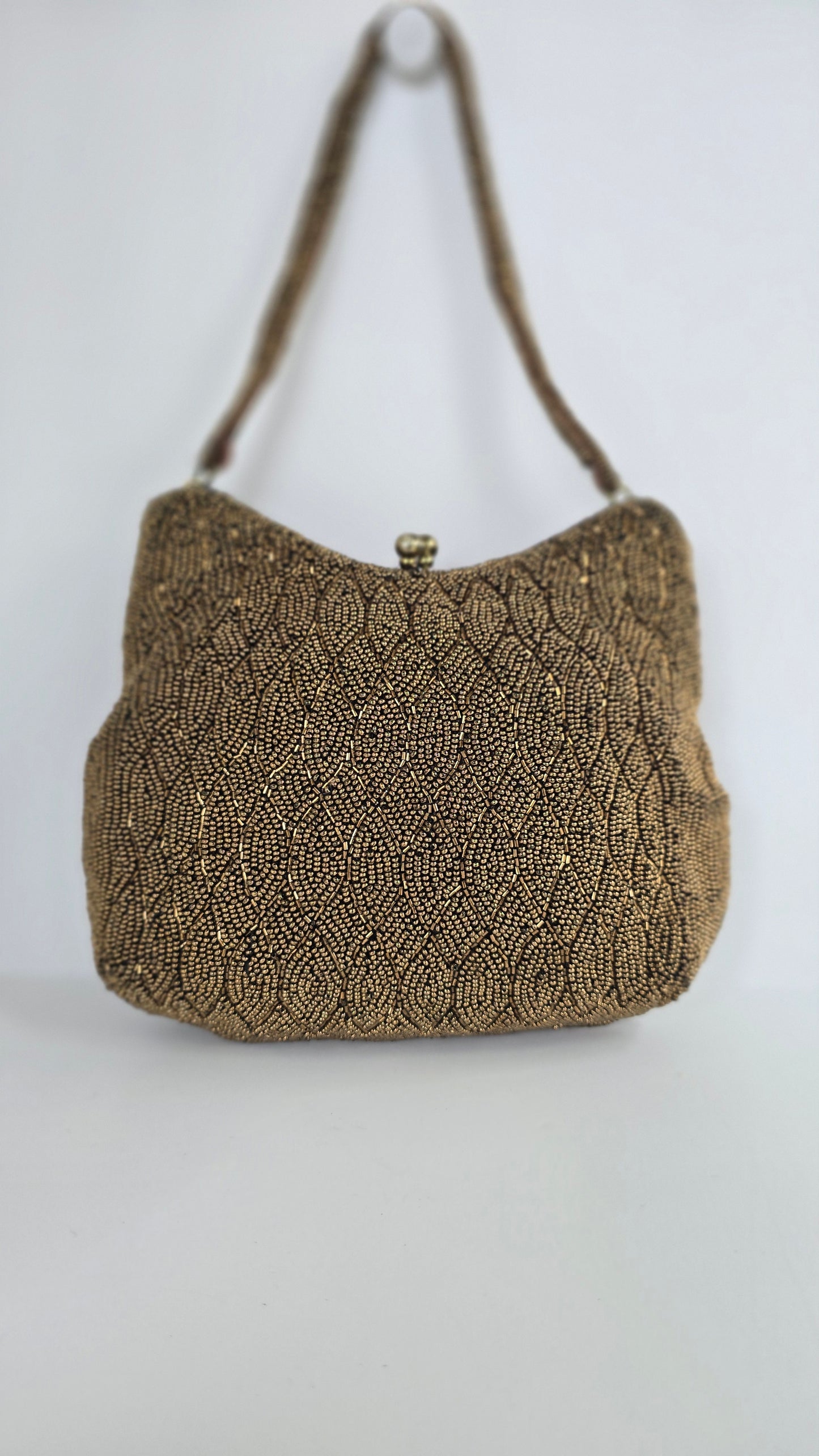 Vintage Richere by Walborg Gold Beaded Evening Bag