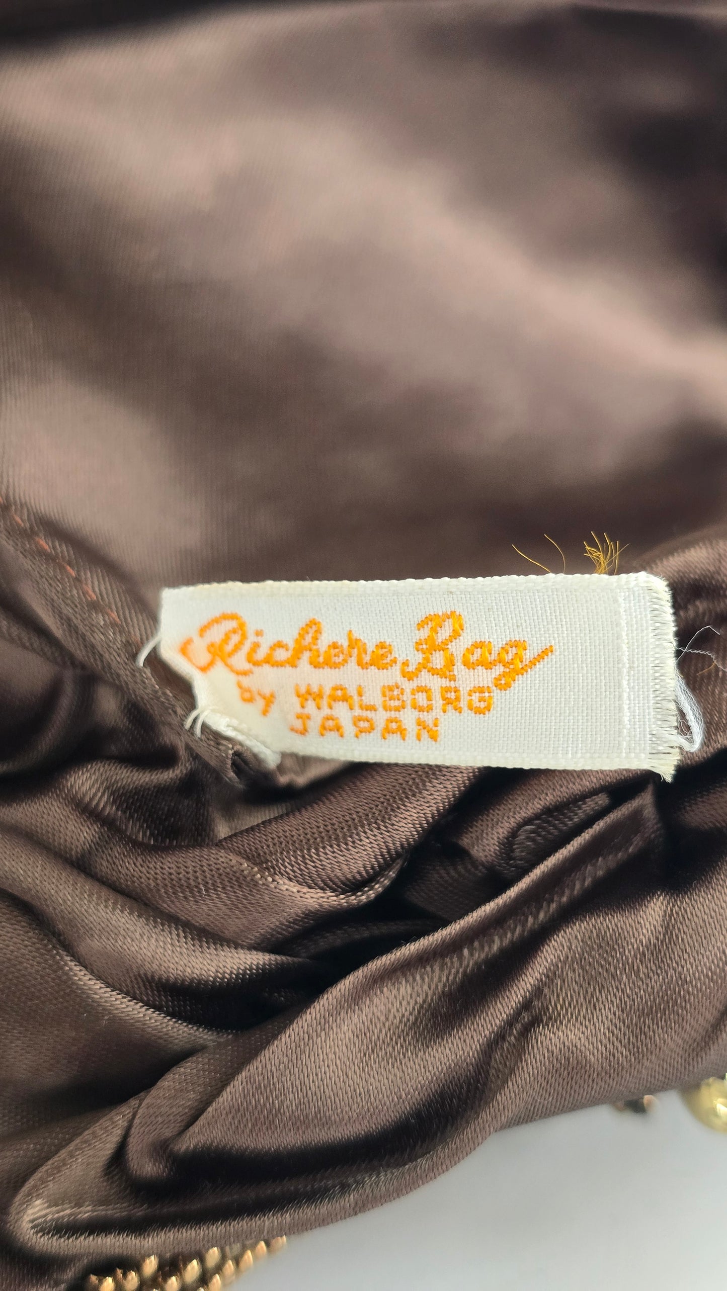 Vintage Richere by Walborg Gold Beaded Evening Bag