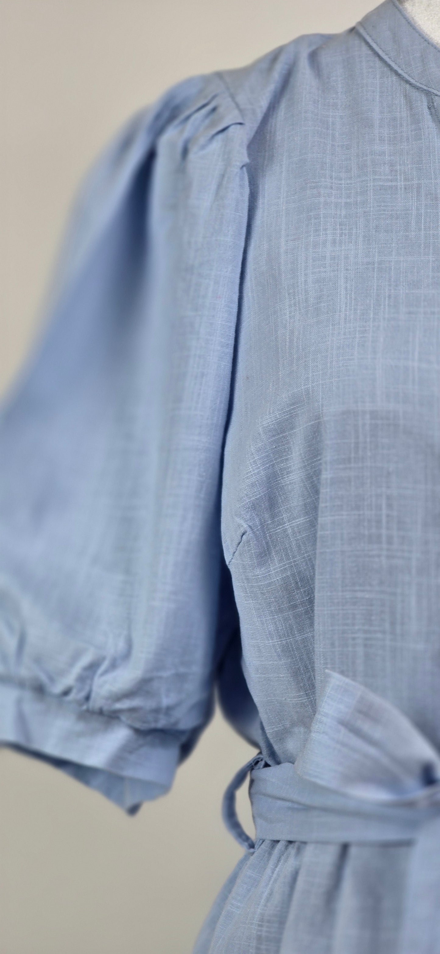 Baltic Born Sky Blue Tiered Maxi Dress