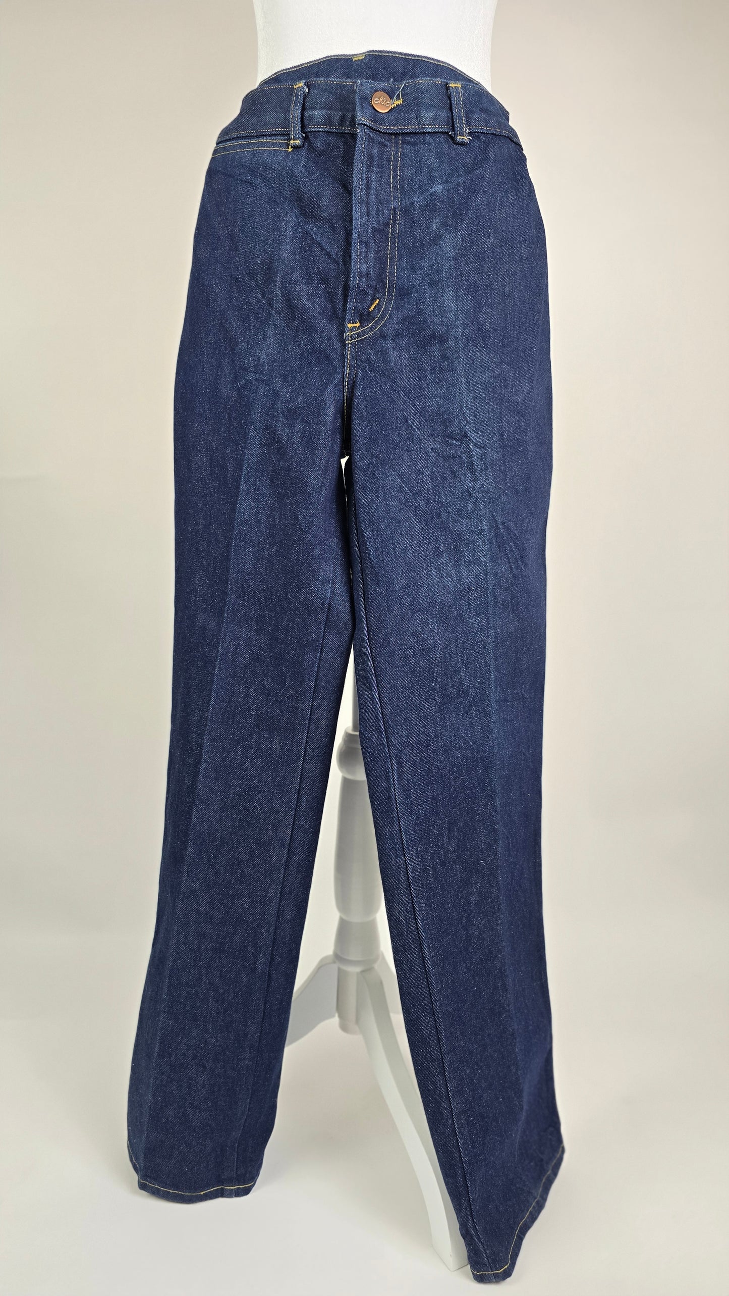 H.I.S. Vintage 1970s High-Rise Wide Leg Jeans