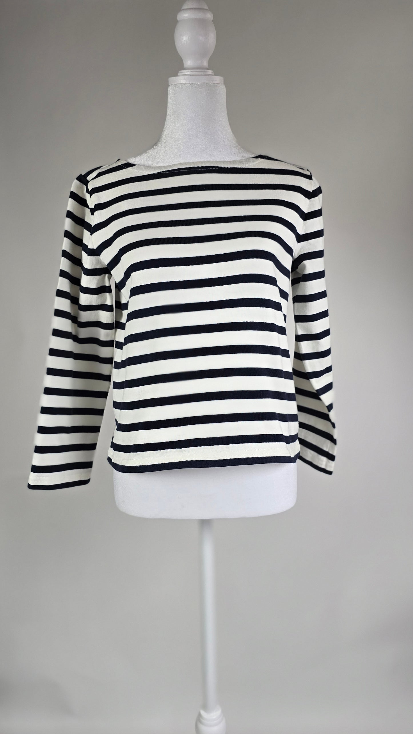 J.Crew Classic Fit Breton Stripe Boatneck Top