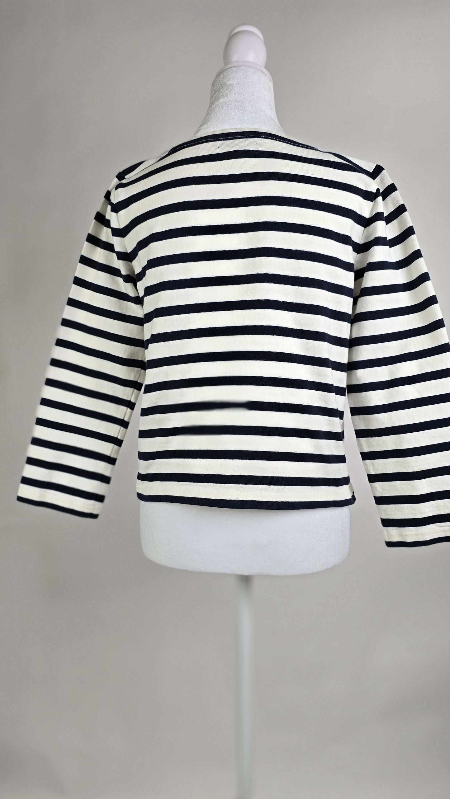 J.Crew Classic Fit Breton Stripe Boatneck Top
