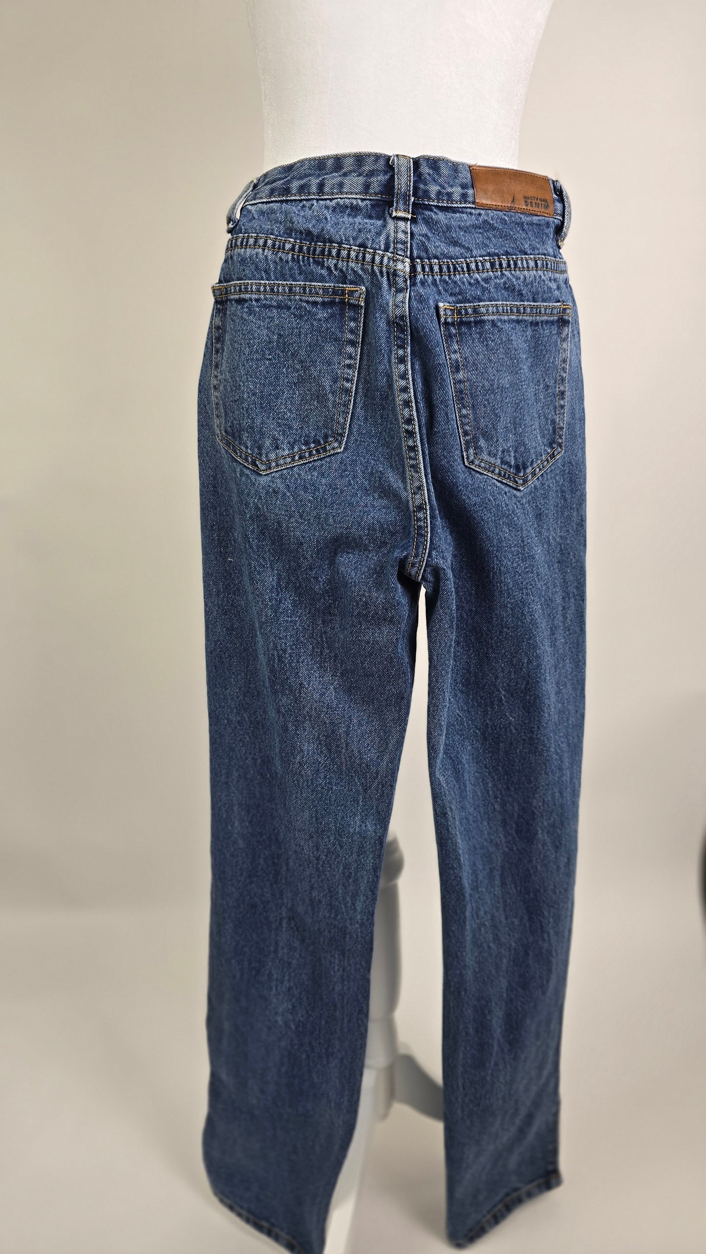 Nasty Gal High-Rise Wide Leg Jeans