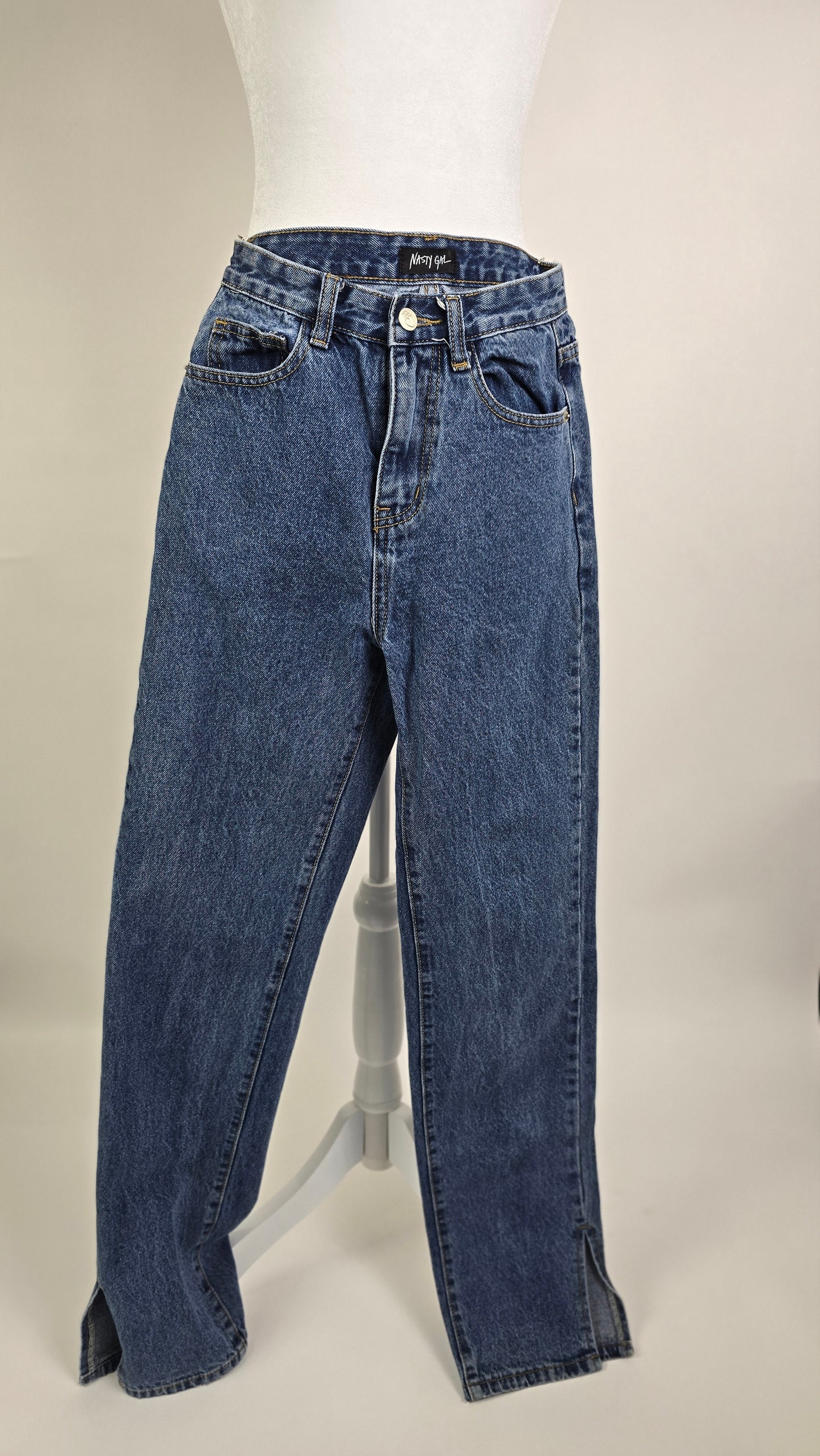 Nasty Gal High-Rise Wide Leg Jeans
