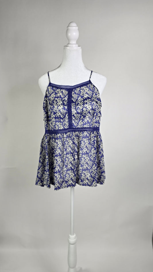 Madewell Floral Ruffle Cami