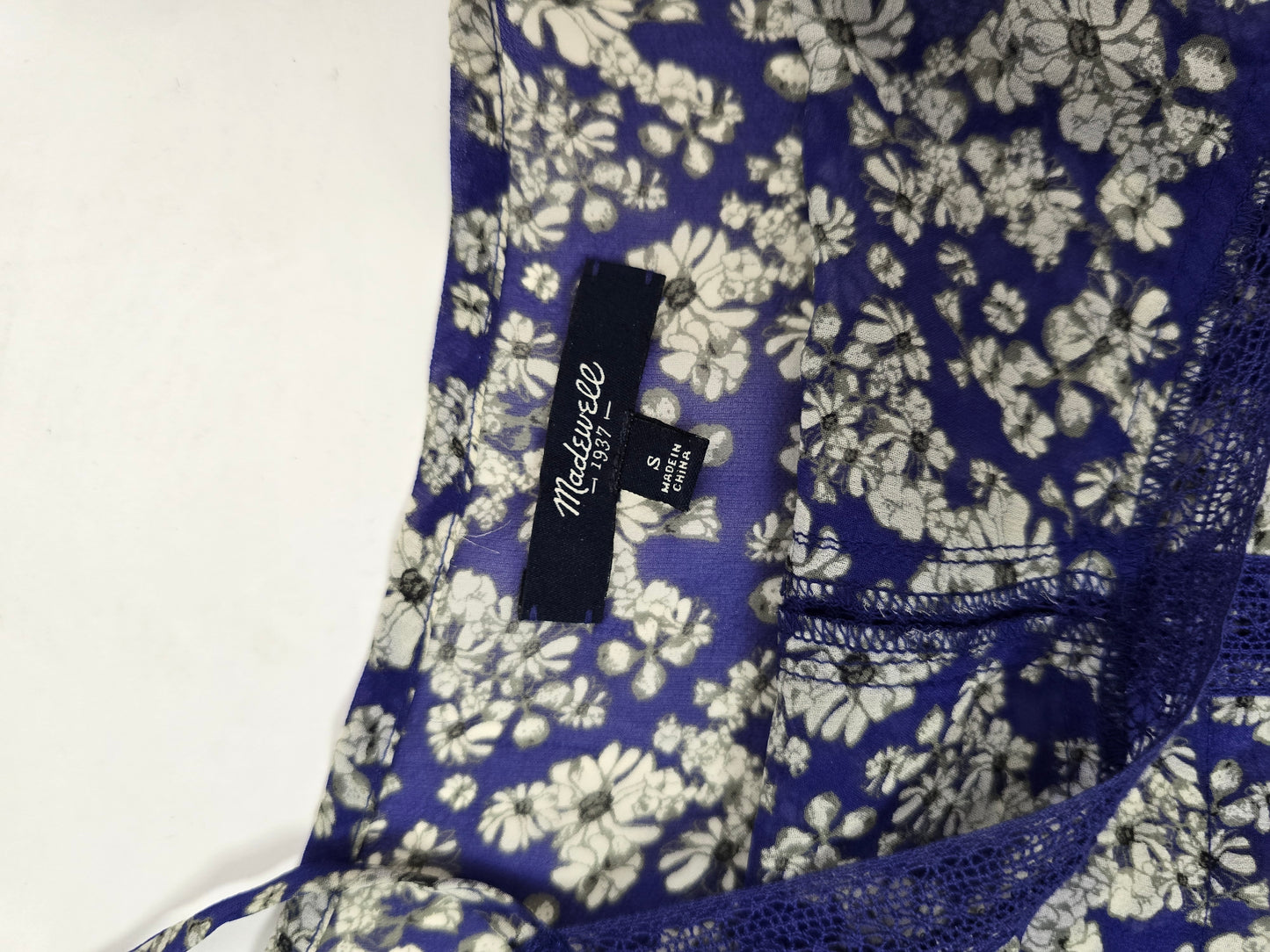 Madewell Floral Ruffle Cami