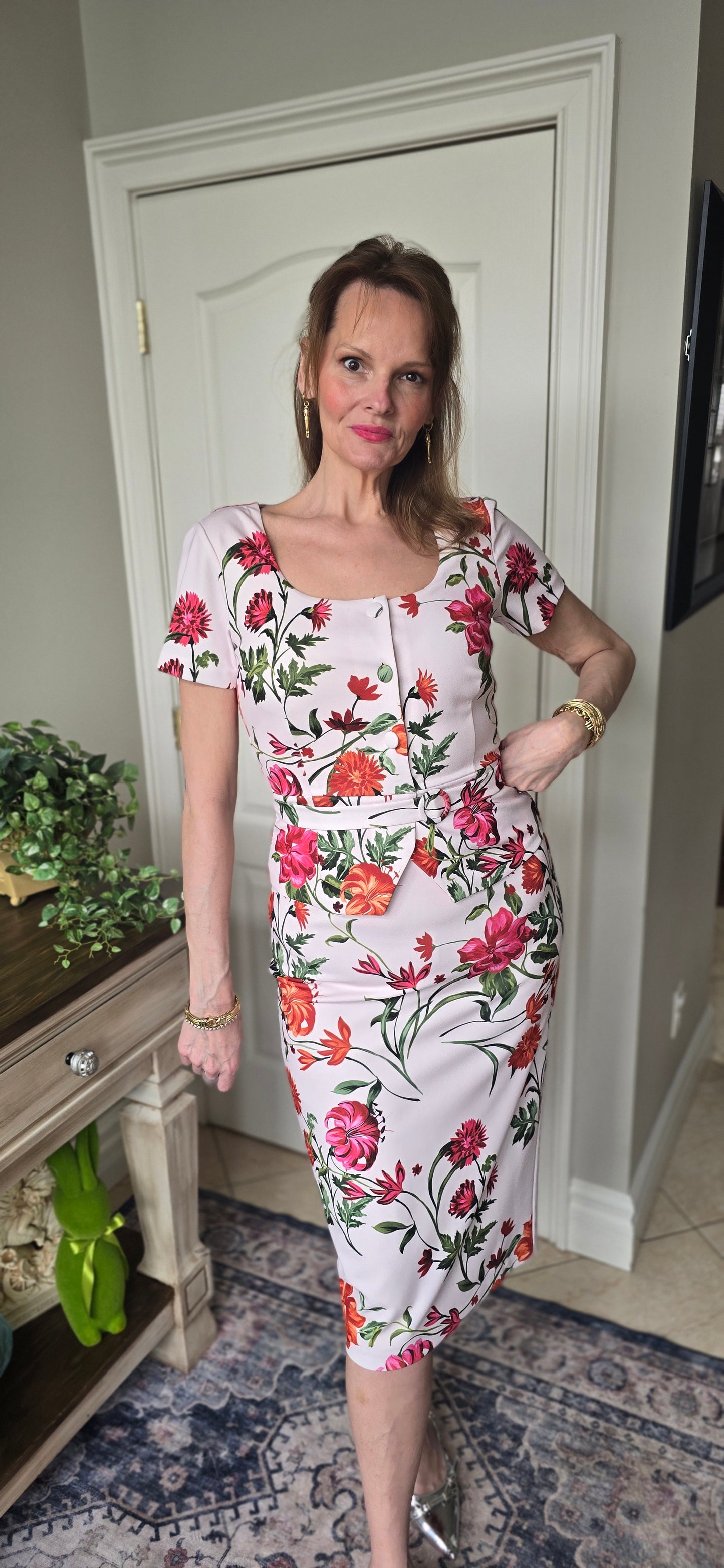 Alexa Admor Floral Dress