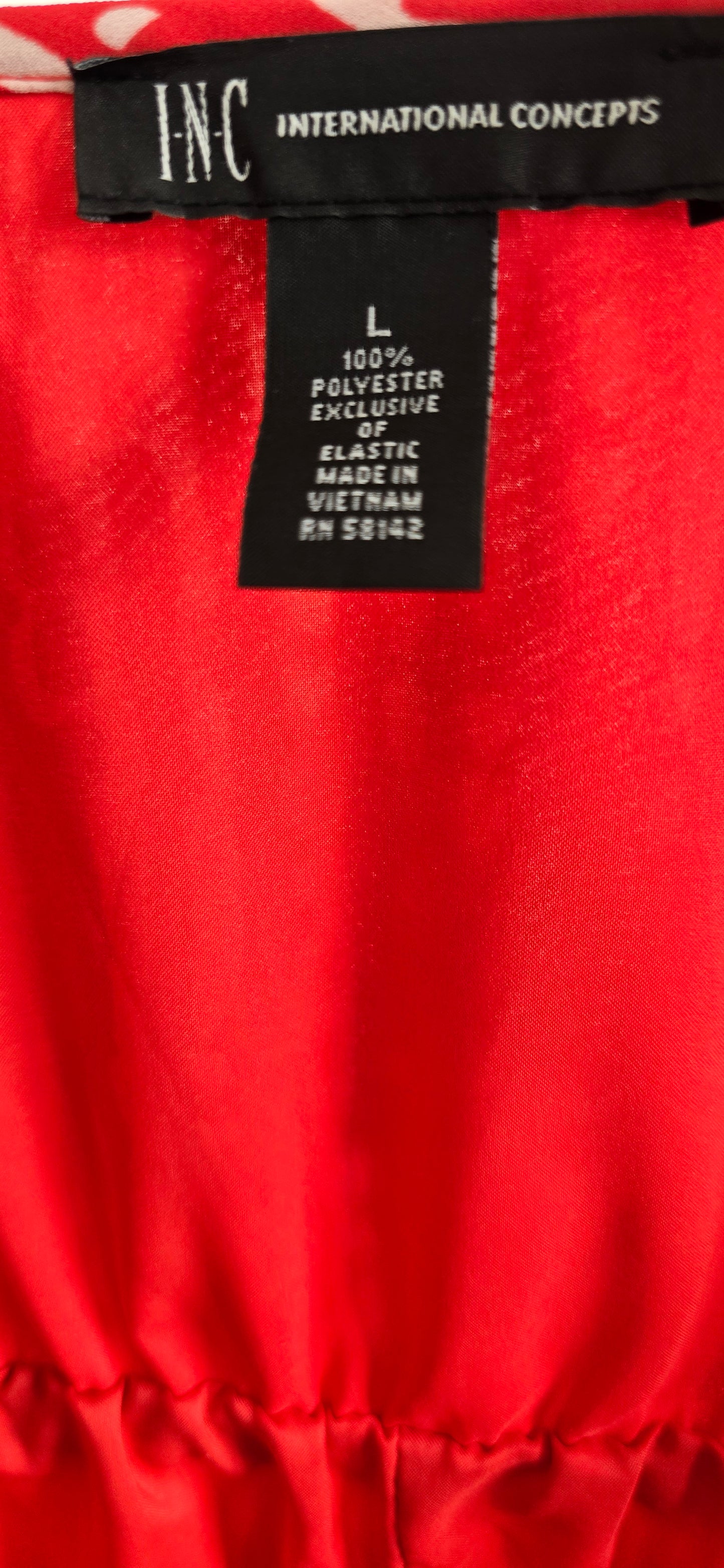 INC International Concepts Red Maxi Dress