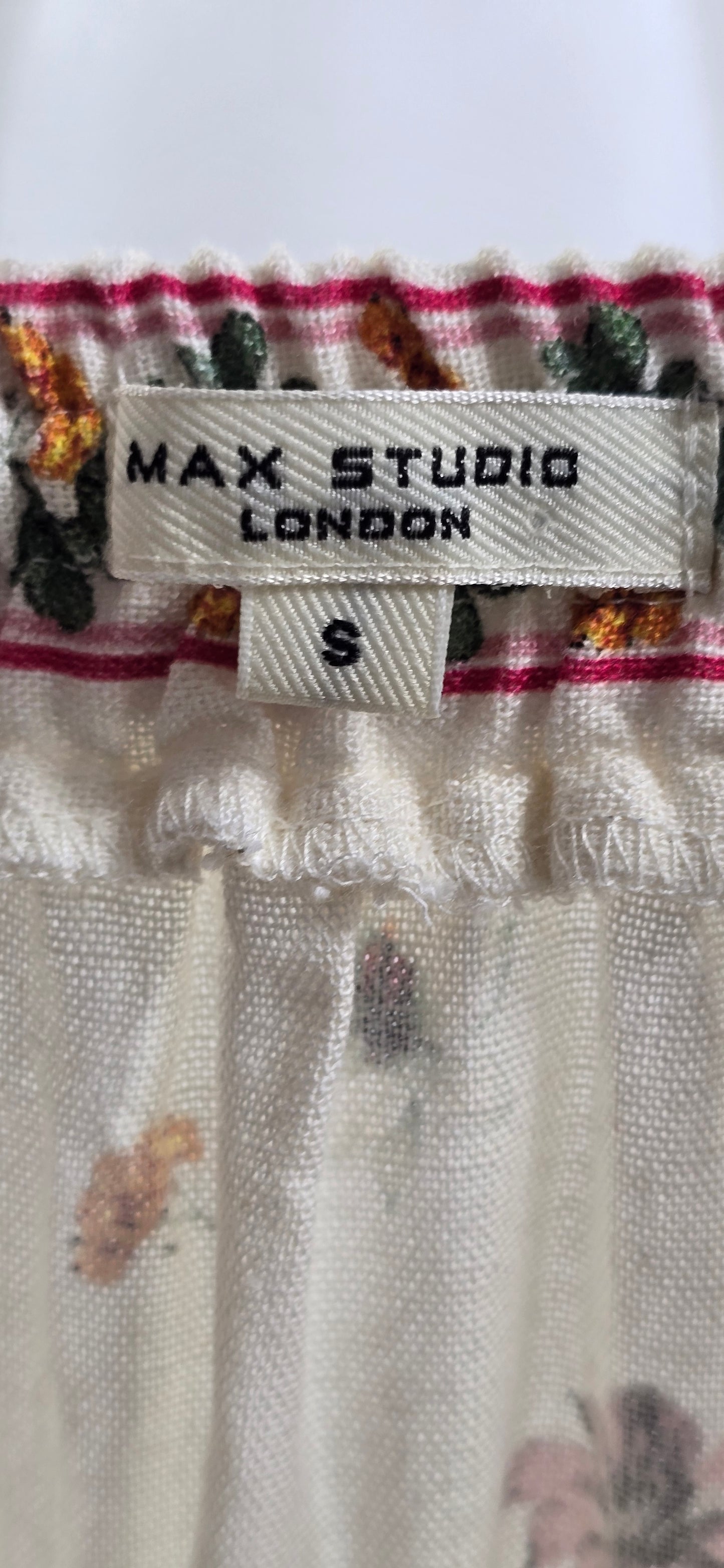 Max Studio London Wildflower Print Midi Skirt