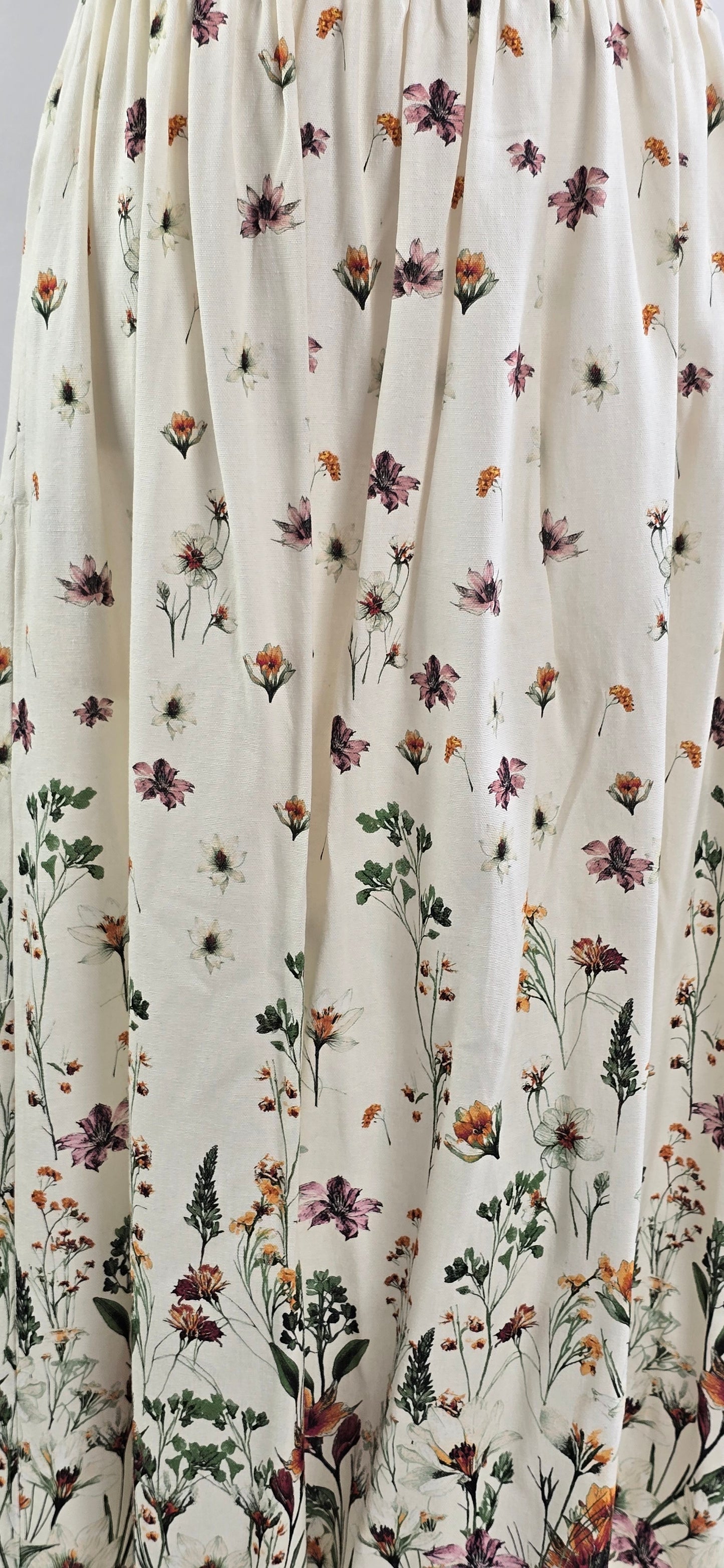 Max Studio London Wildflower Print Midi Skirt
