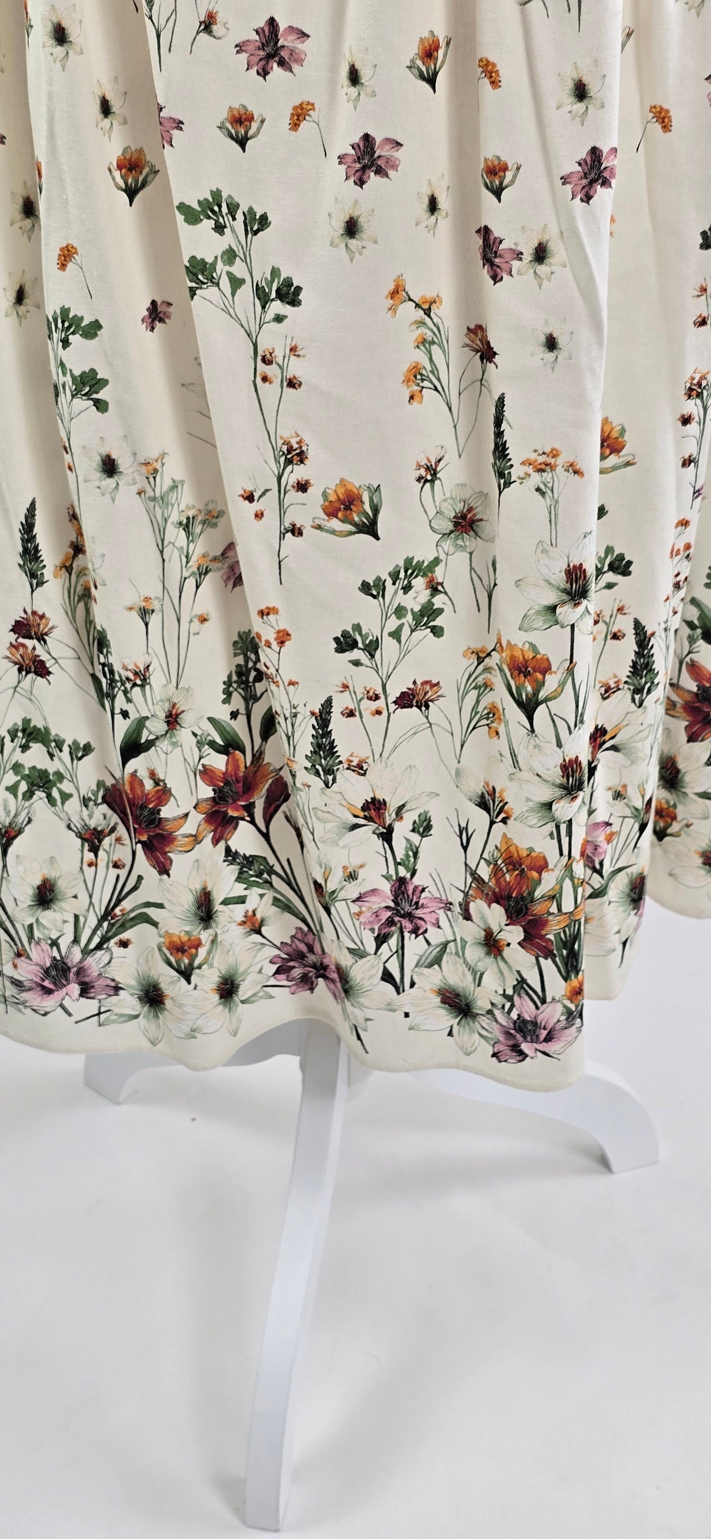 Max Studio London Wildflower Print Midi Skirt