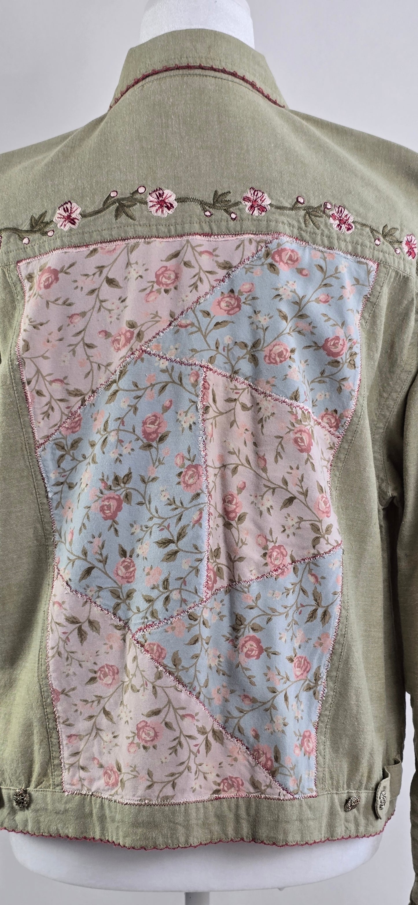 Tantrums  Embroidered Patchwork Jacket