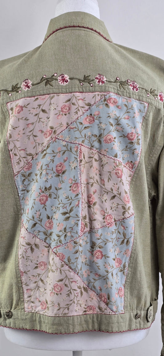 Tantrums  Embroidered Patchwork Jacket