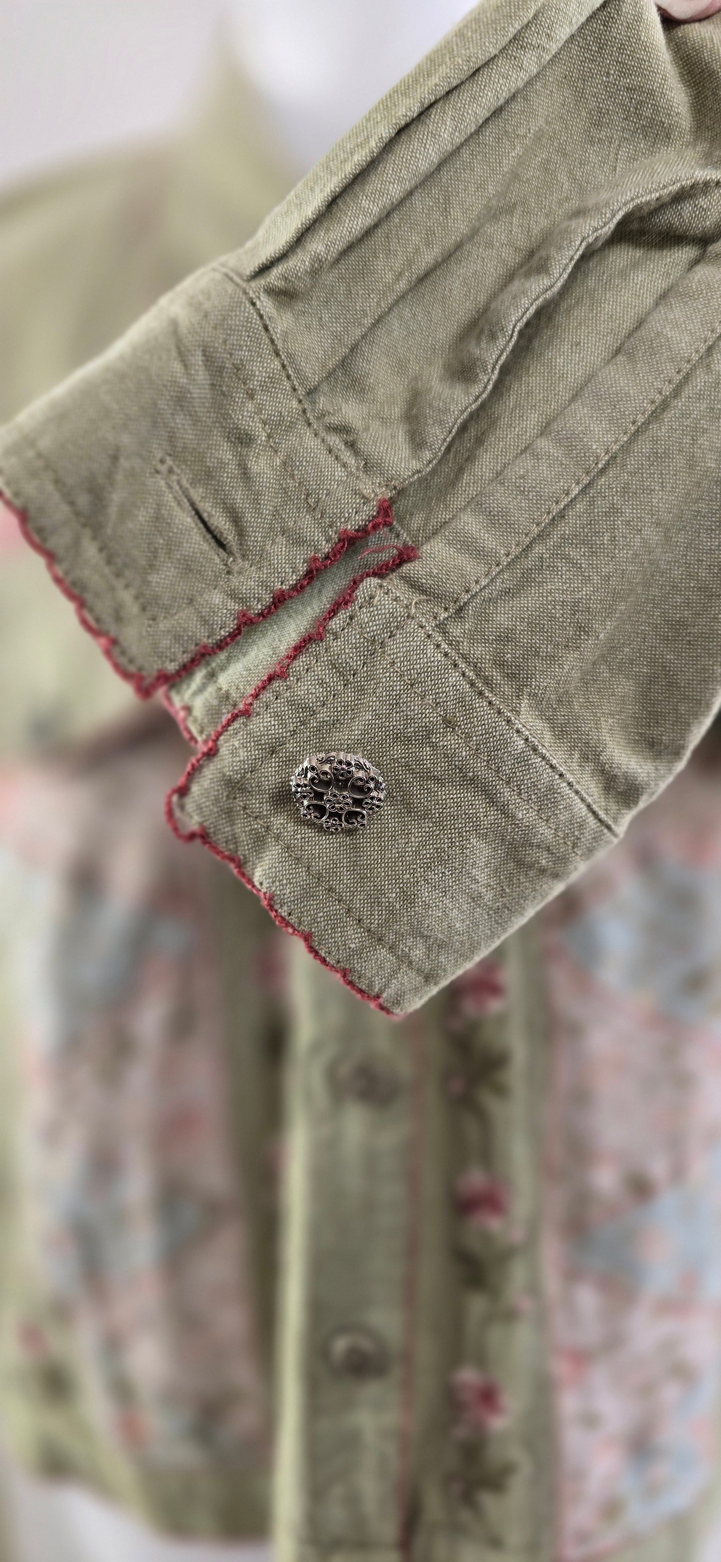 Tantrums  Embroidered Patchwork Jacket