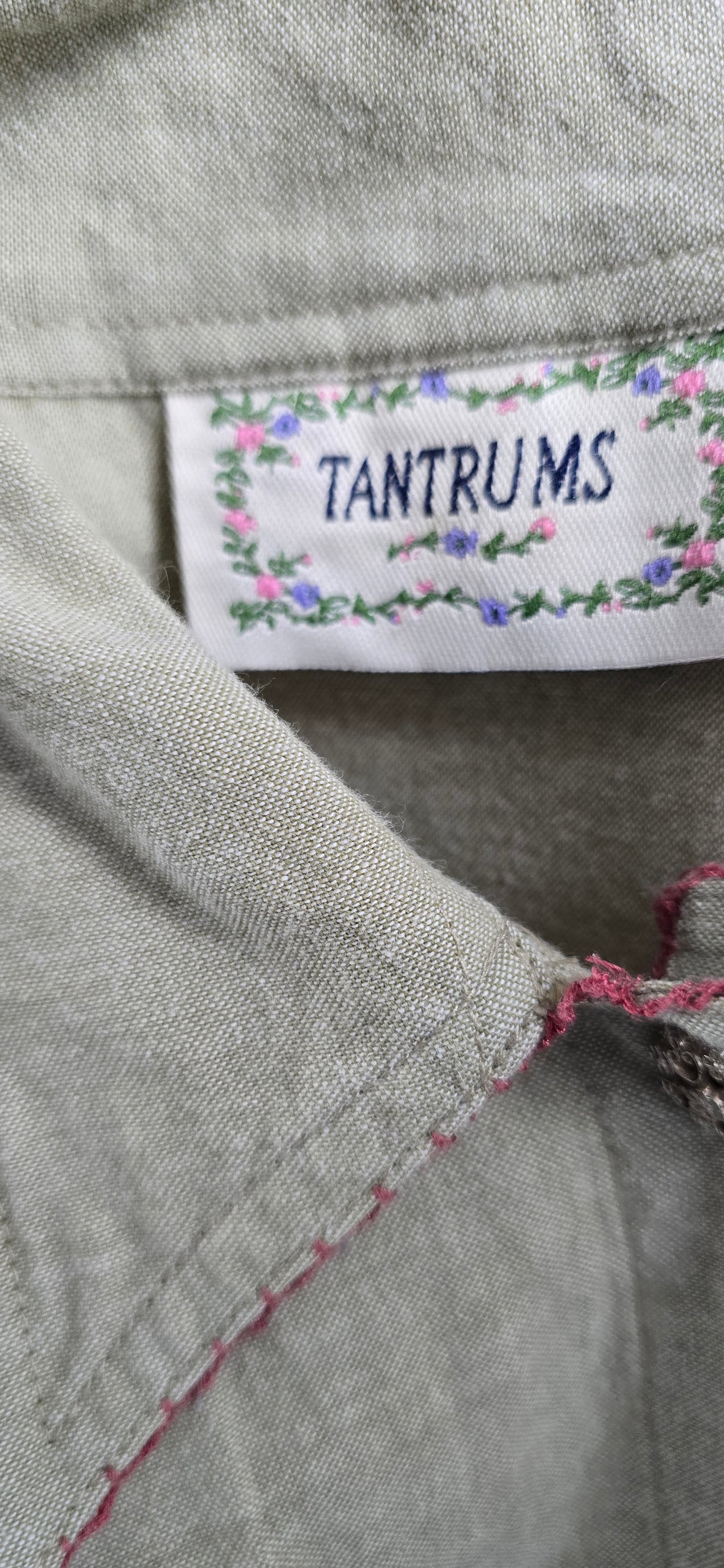 Tantrums  Embroidered Patchwork Jacket