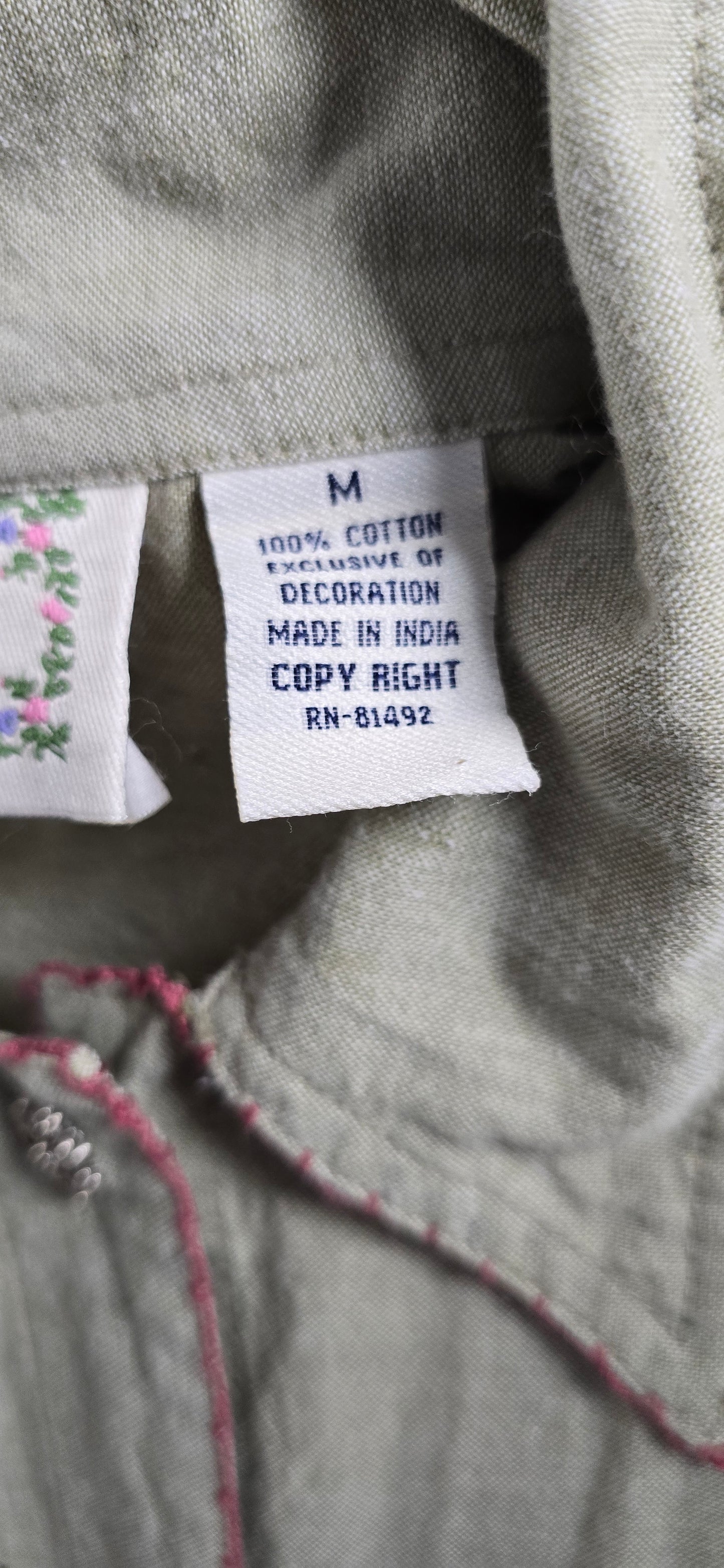 Tantrums  Embroidered Patchwork Jacket
