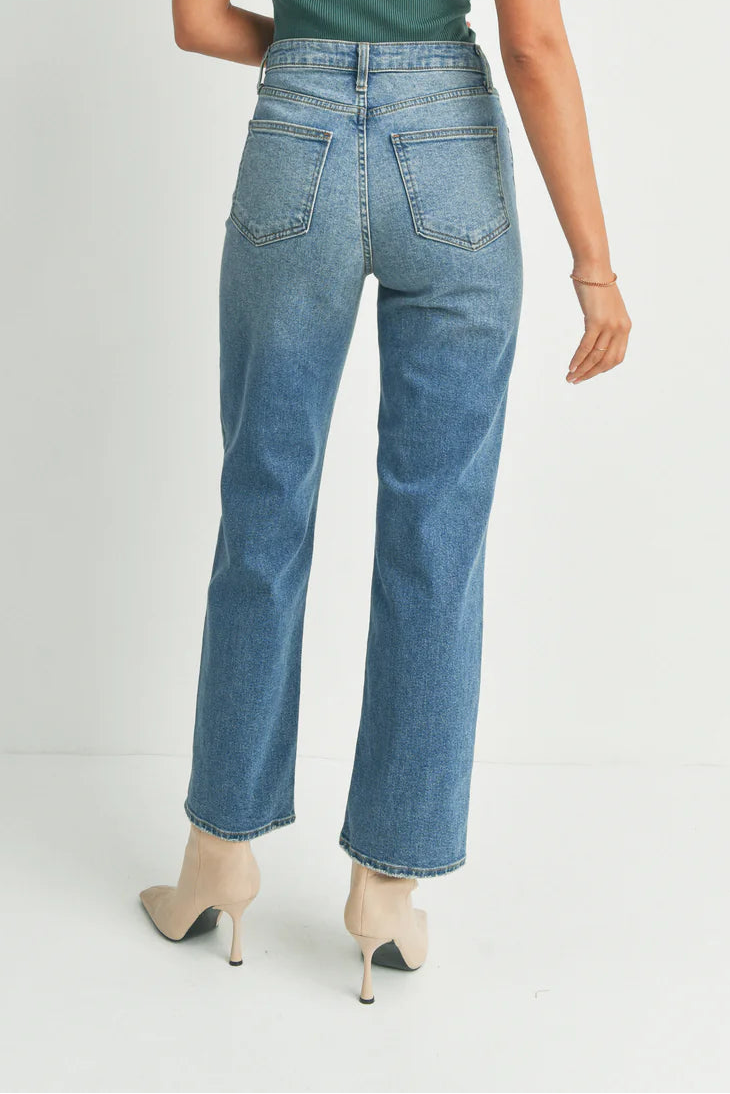 Just Black Denim High Rise Dad Jean