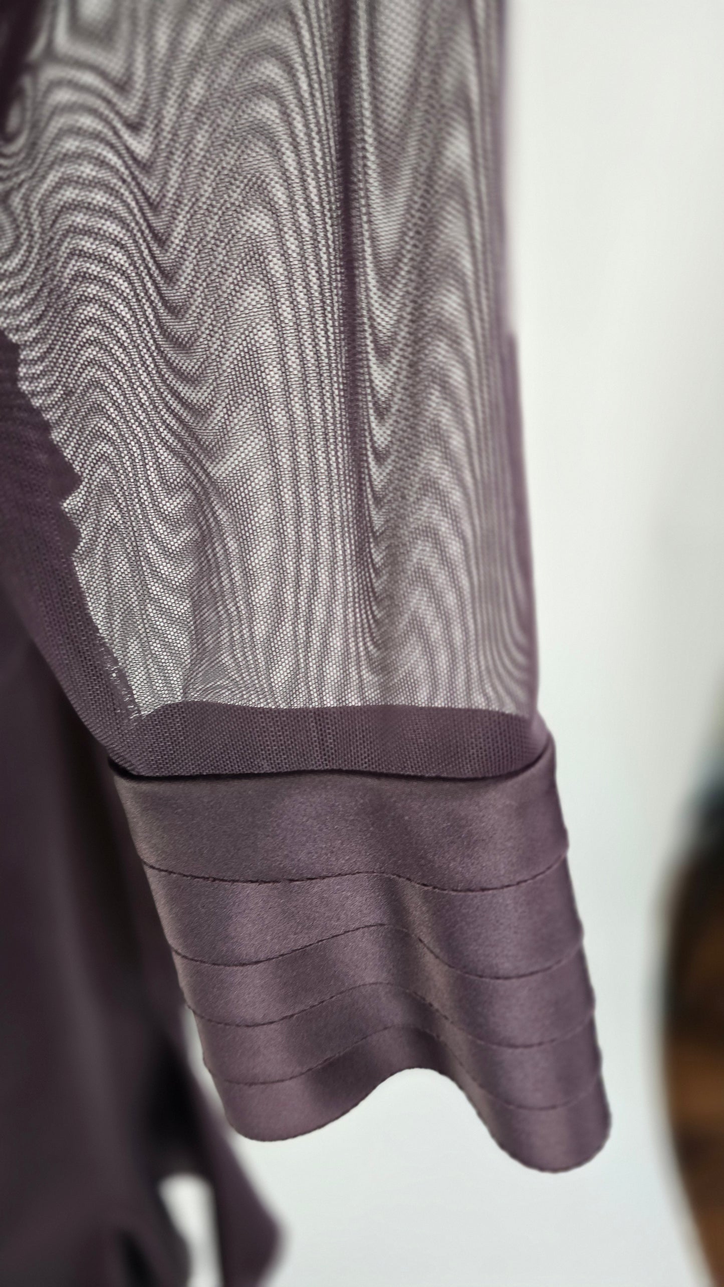 JS Collection Plum Satin 2-Piece Skirt Suit