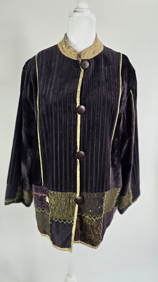 Flashback Velvet Patchwork Artisan Jacket