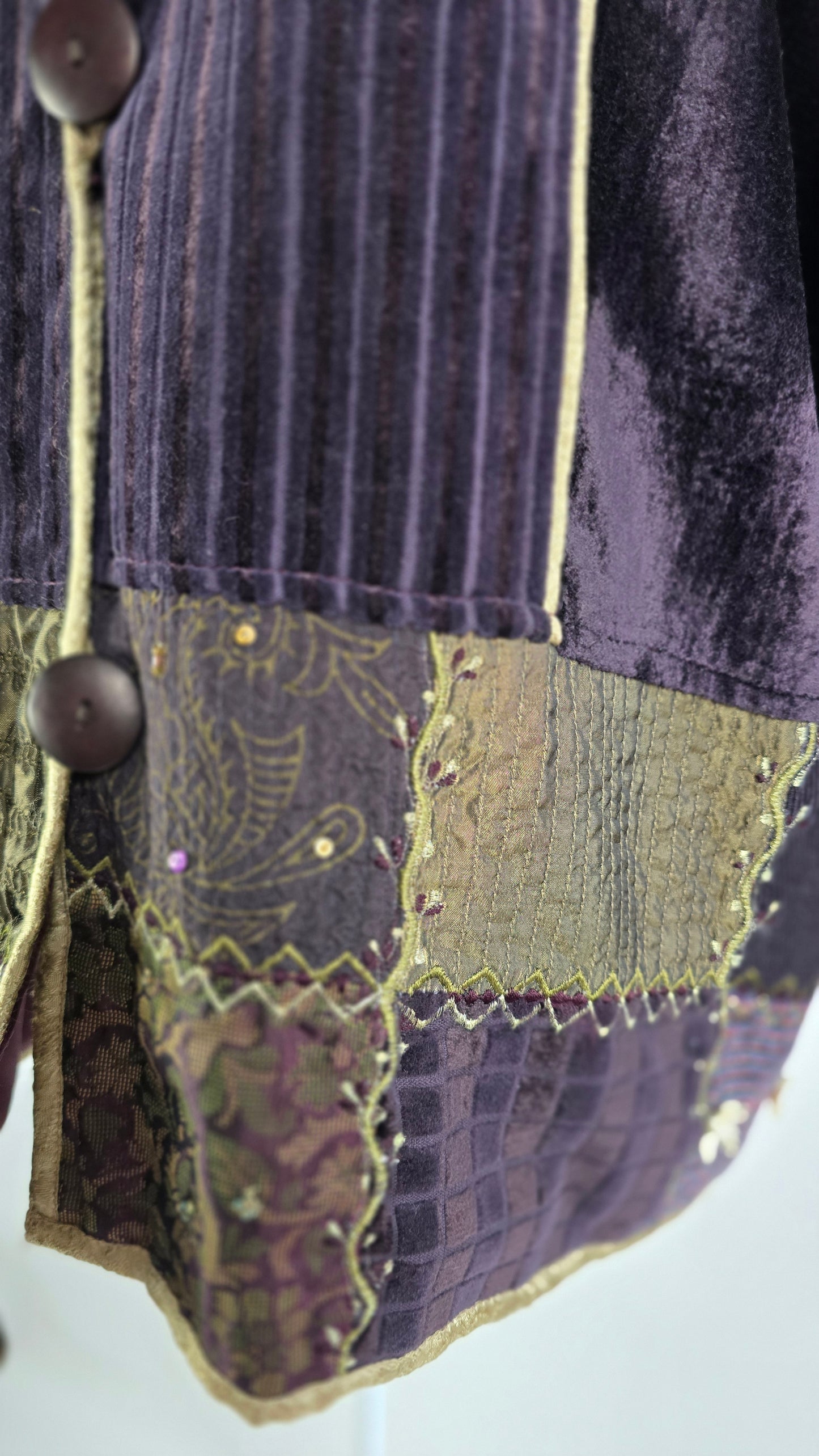 Flashback Velvet Patchwork Artisan Jacket