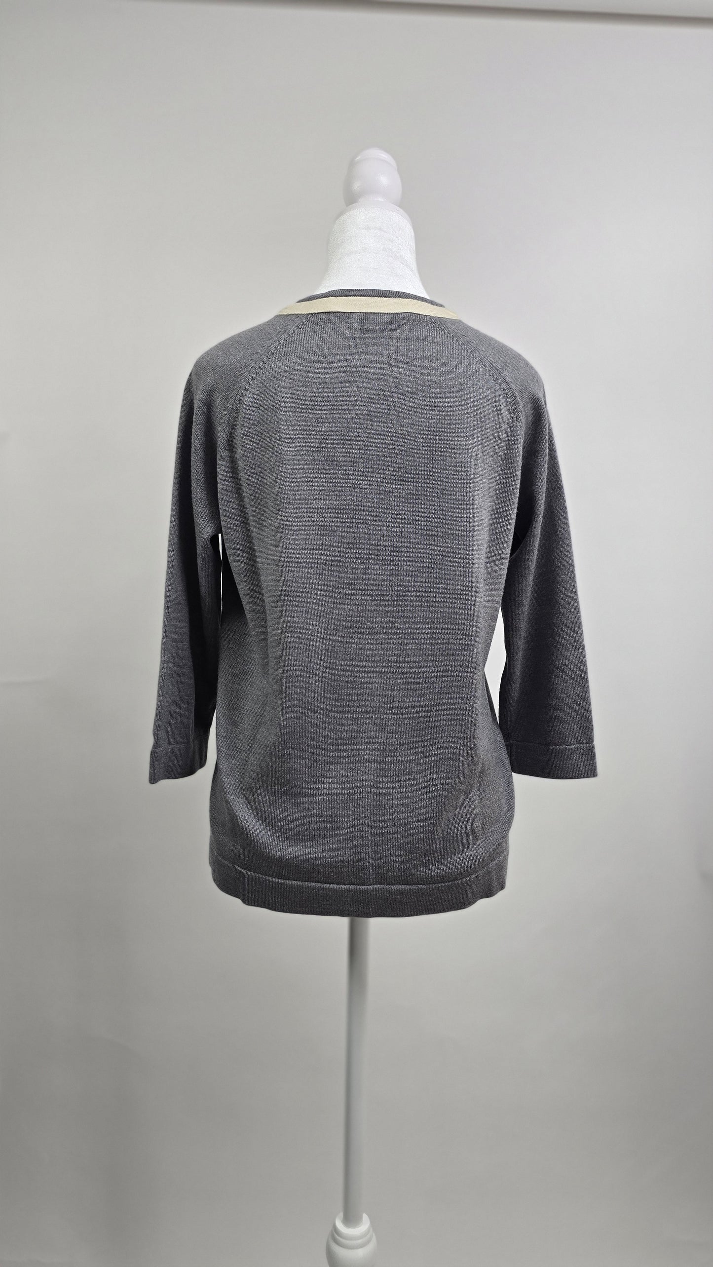 Coach Est. 1941 Grey Knit Cardigan
