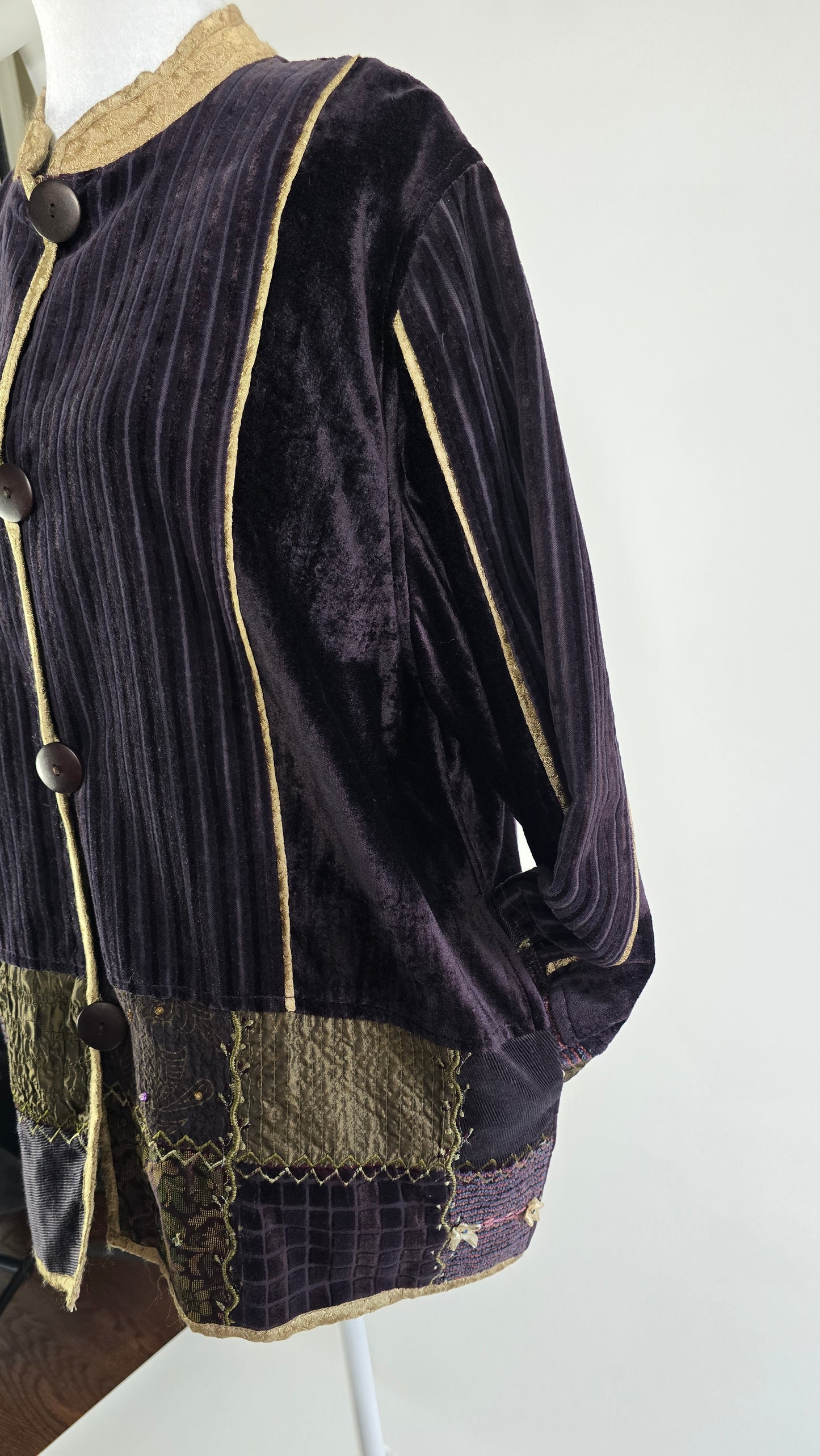 Flashback Velvet Patchwork Artisan Jacket