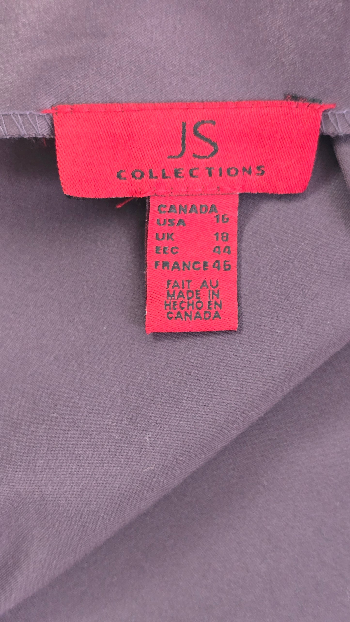JS Collection Plum Satin 2-Piece Skirt Suit