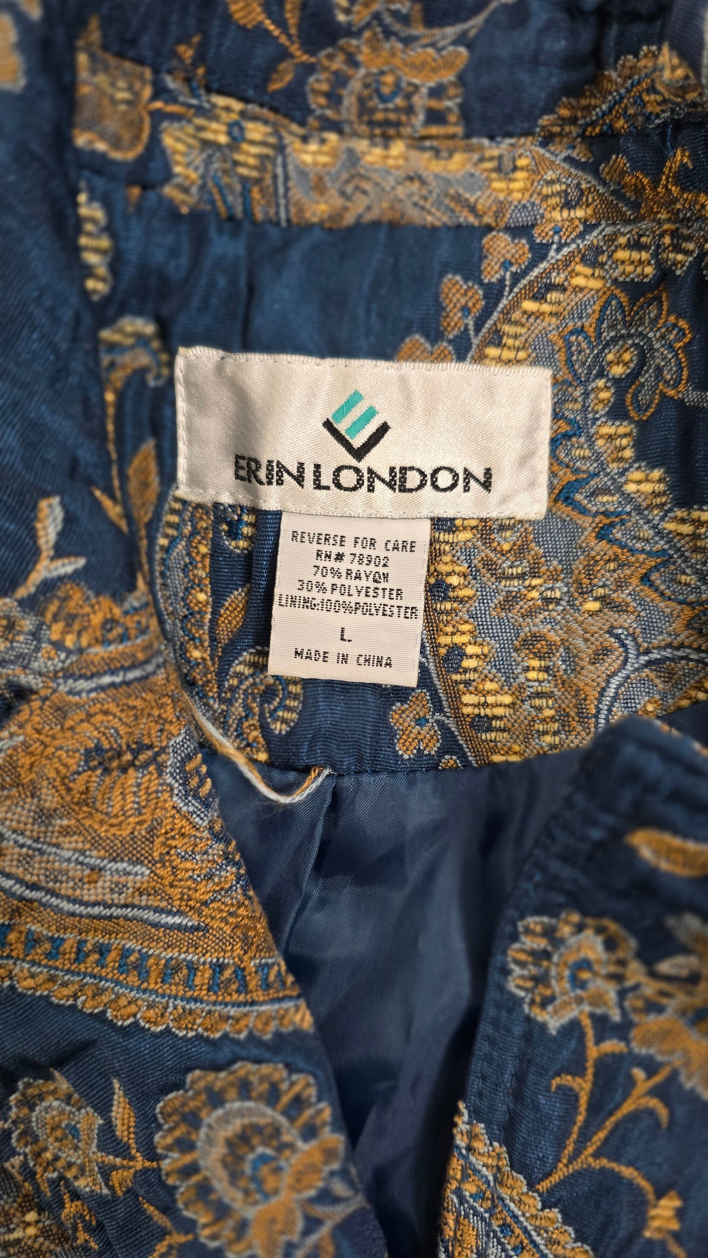 Erin London  Paisley Brocade Jacket